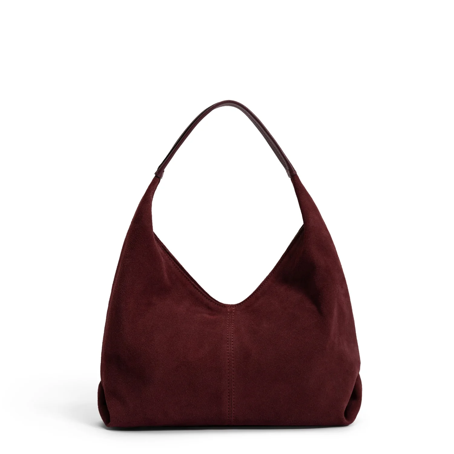Isabel Bernard Honoré Grace mini dark bordeaux suede handbag  IB21132-152 - Image 5