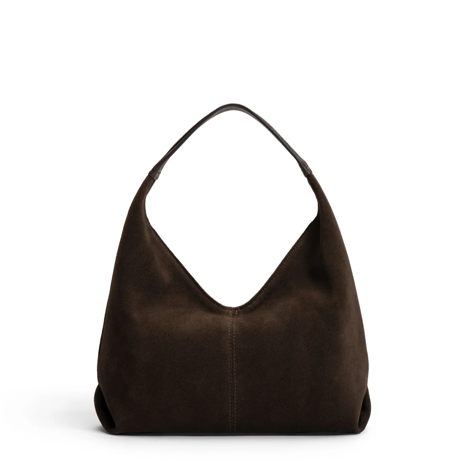 Isabel Bernard Honoré Grace mini dark brown suede handbag  IB21132-131 - Image 5