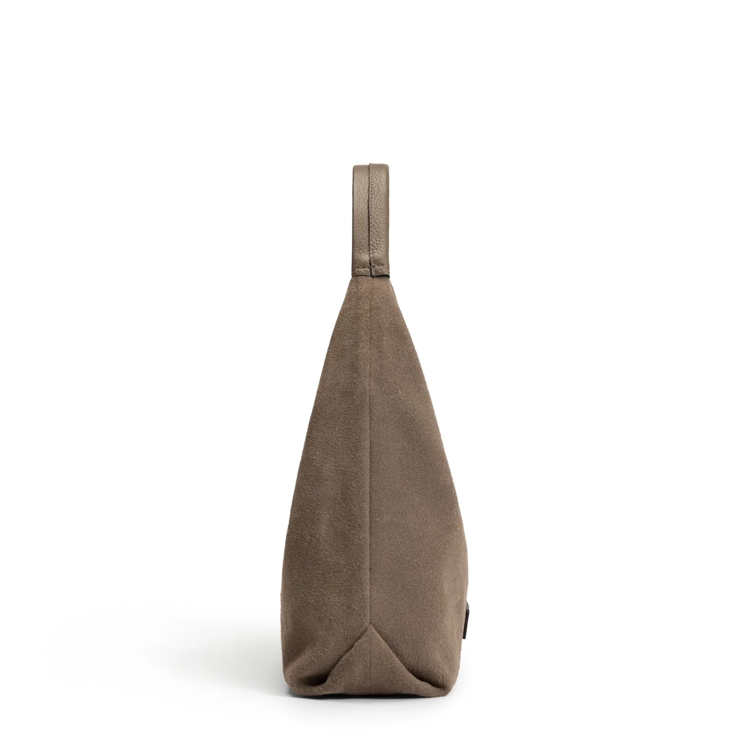 Isabel Bernard Honoré Grace mini taupe suede handbag  IB21132-178 - Image 4