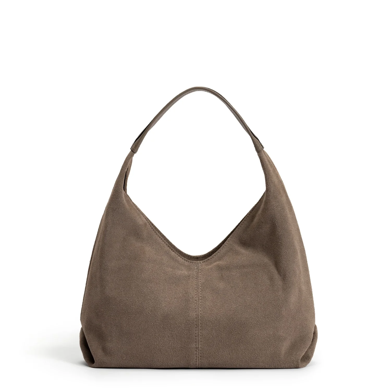 Isabel Bernard Honoré Grace mini taupe suede handbag  IB21132-178 - Image 5