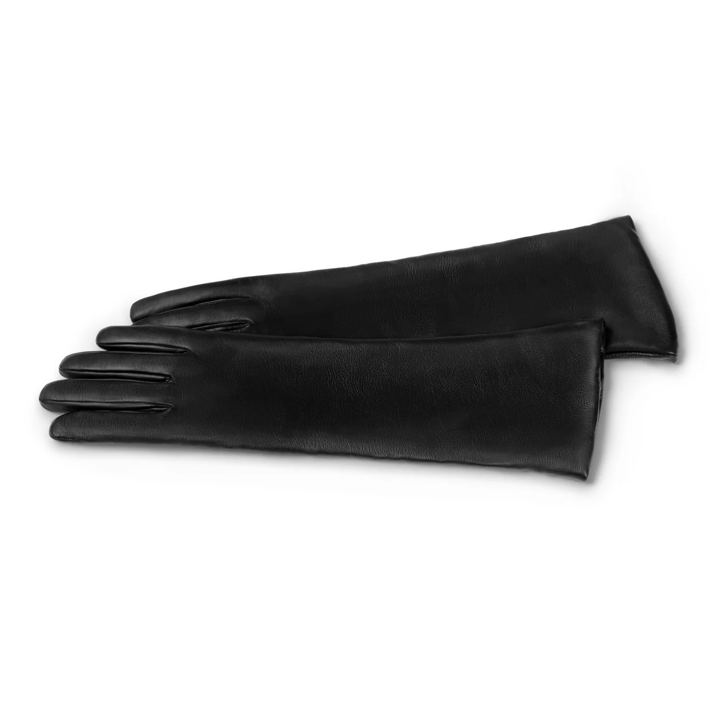 Isabel Bernard Honoré Ines black goatskin leather gloves IB67005-301-6.5 - Image 4