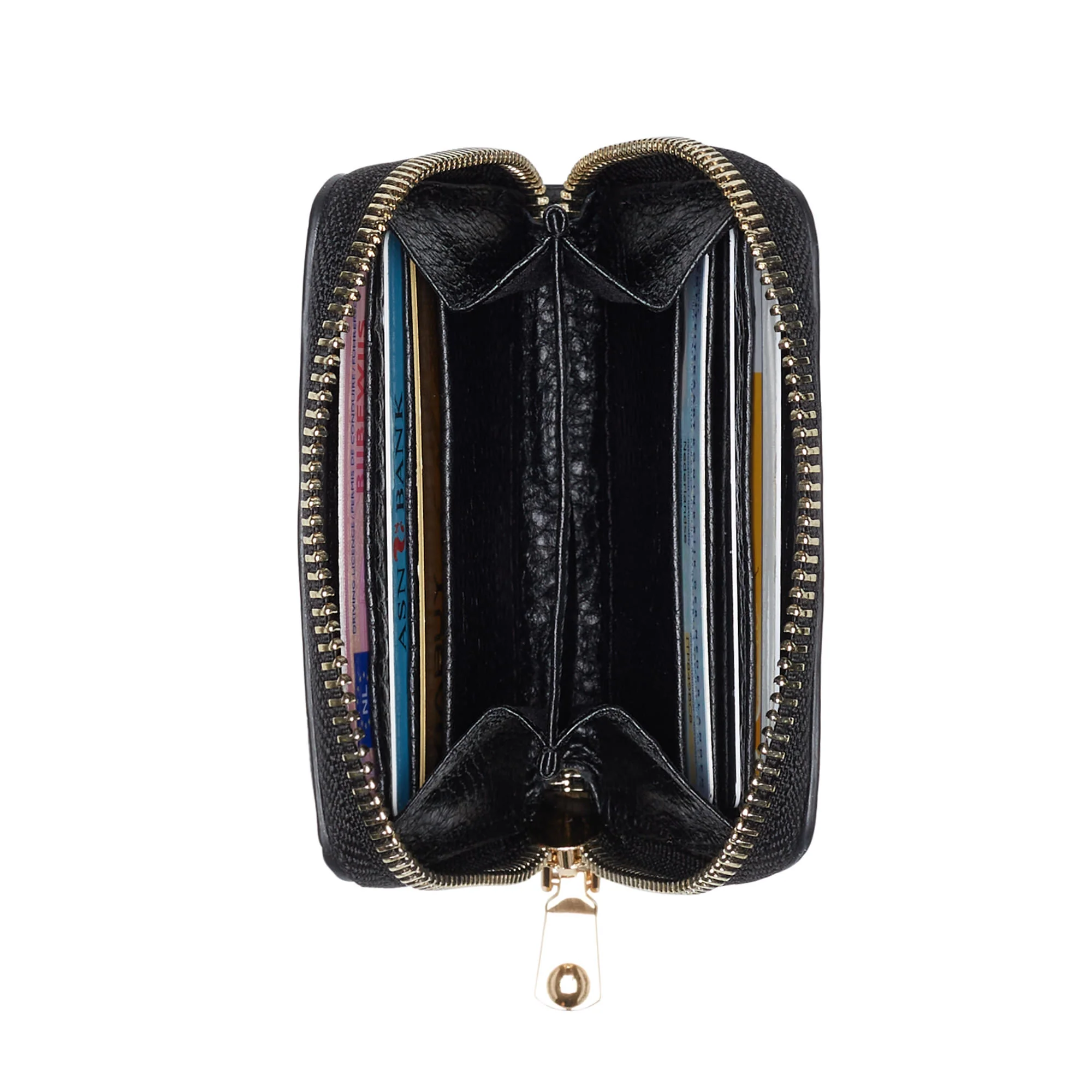 Isabel Bernard Honoré Jules Black Zip Wallet IB23101 - Image 8