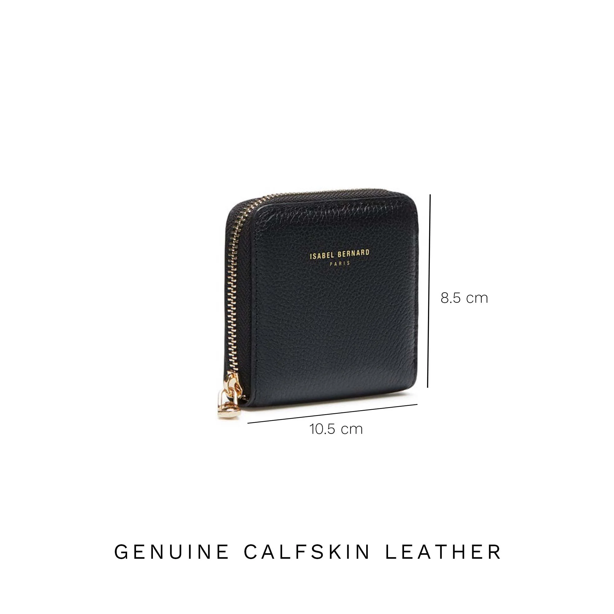 Isabel Bernard Honoré Jules Black Zip Wallet IB23101 - Image 9
