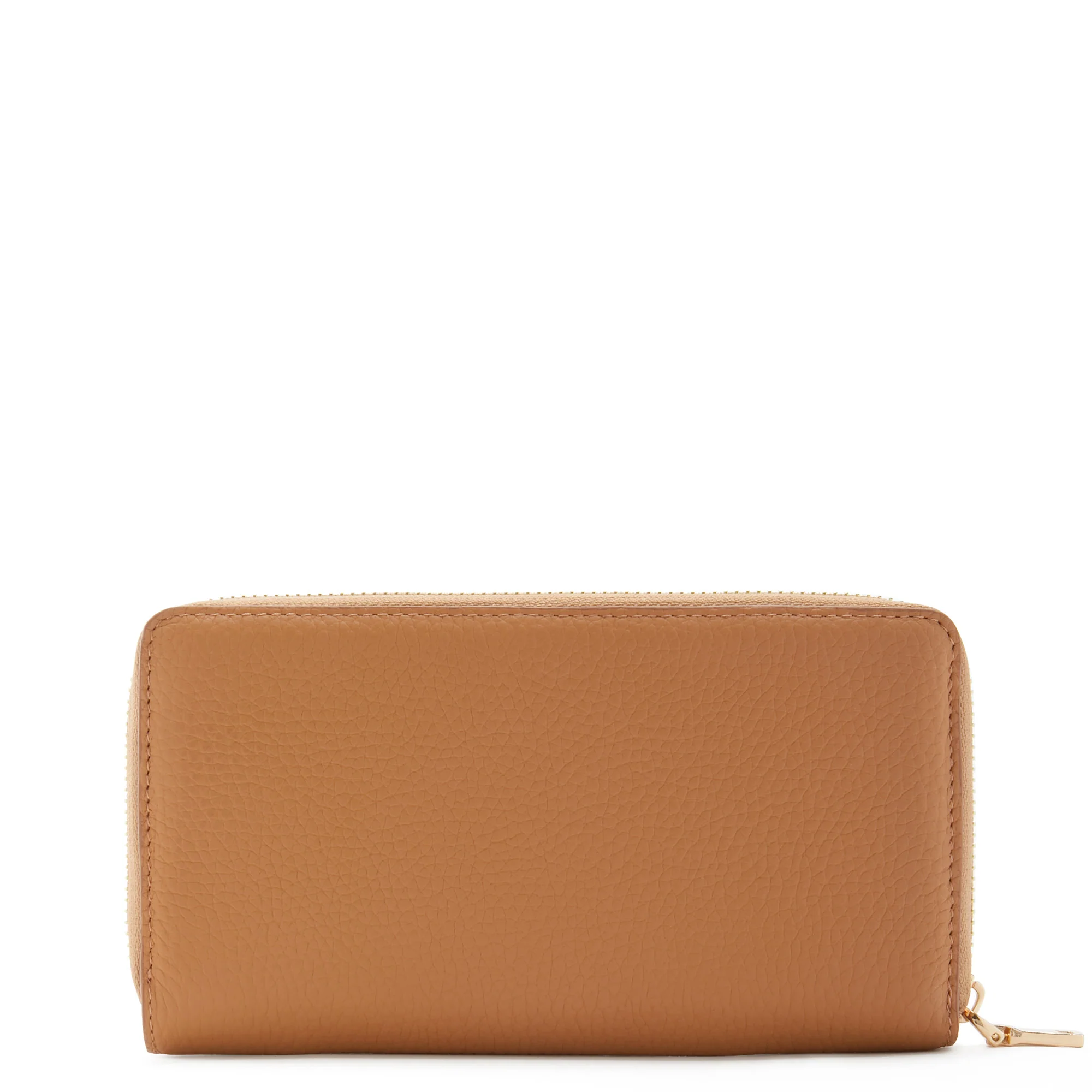 Isabel Bernard Honoré Léa Camel Calfskin Zip Wallet IB23023 - Image 5