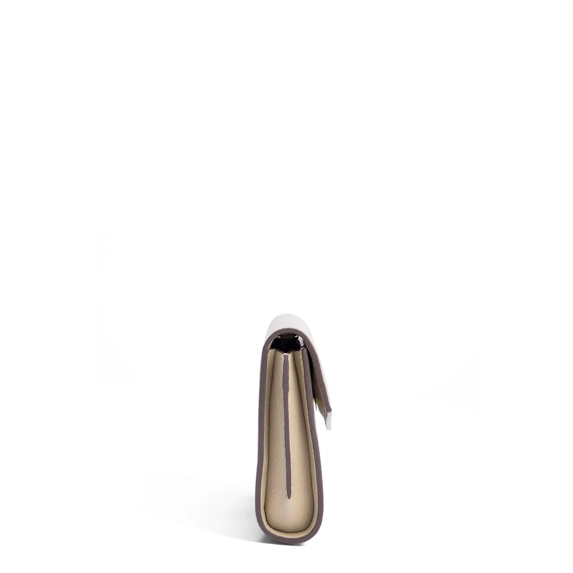 Isabel Bernard Honoré Lina Beige Clutch With Detachable Shoulder Chain IB21135-072 - Image 7