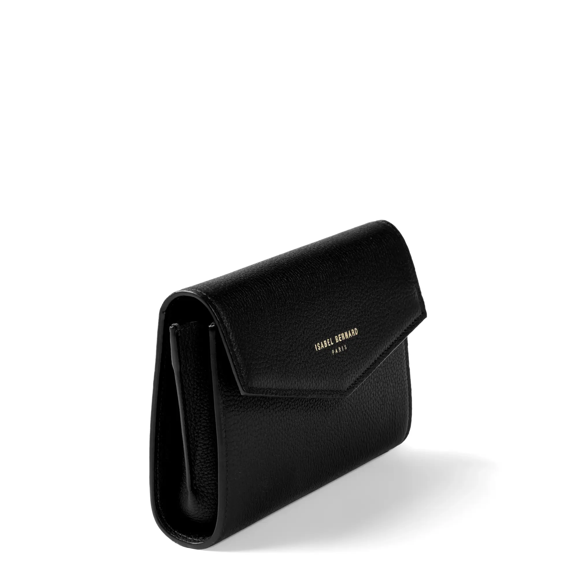 Isabel Bernard Honoré Lina Black Clutch With Detachable Shoulder Chain IB21135-001 - Image 6