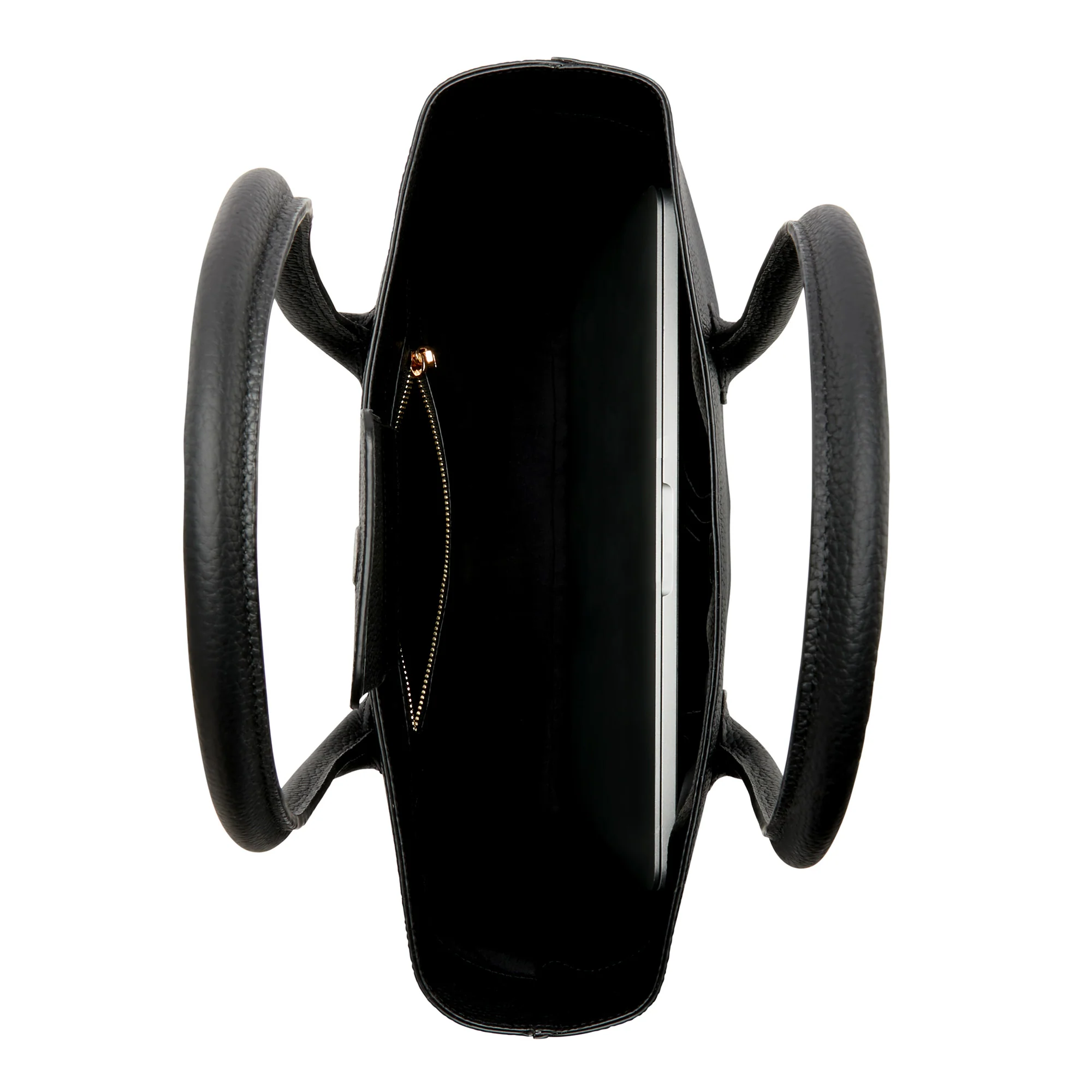 Isabel Bernard Honoré Lysanne Black Calfskin Shopper IB25022 - Image 7