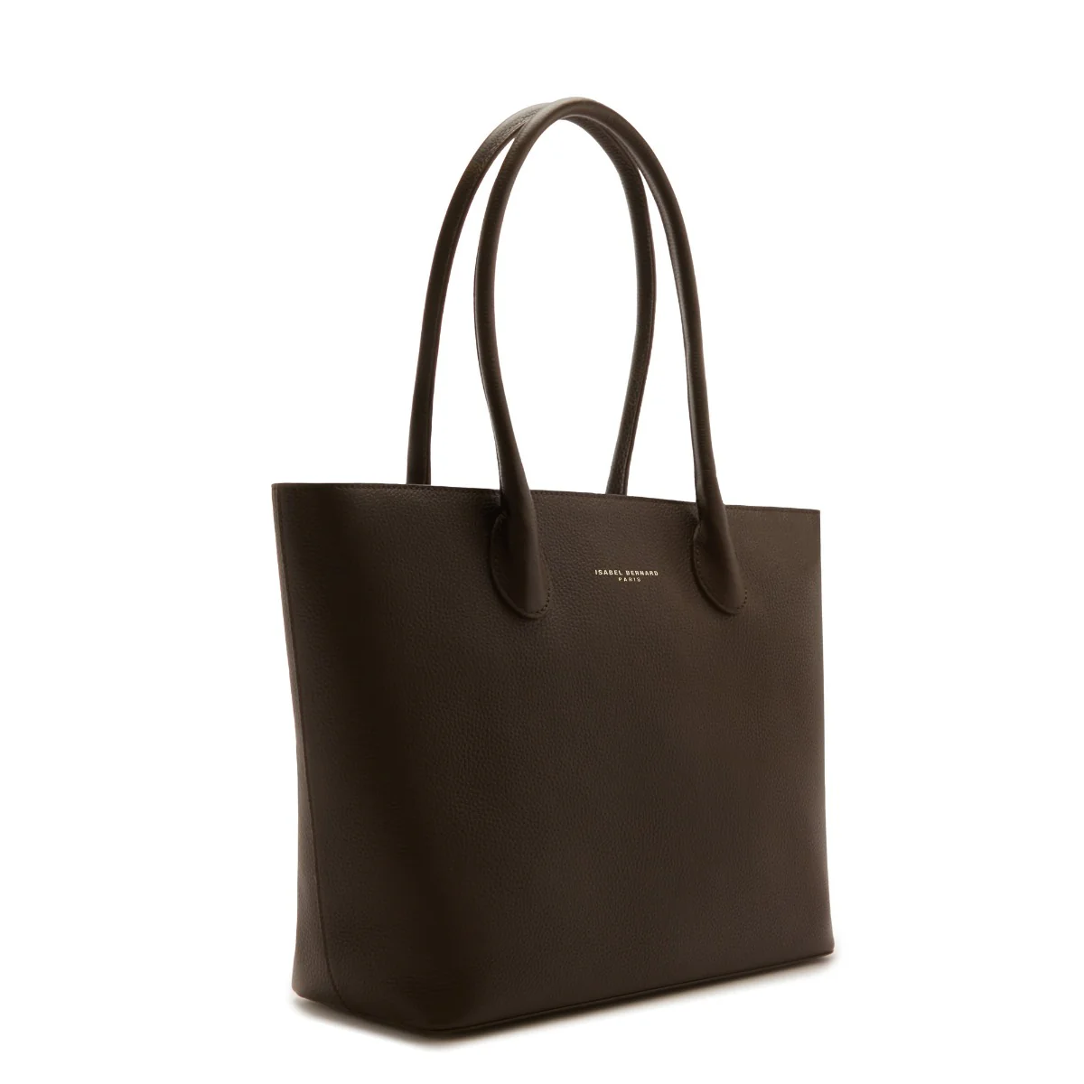 Isabel Bernard Honoré Lysanne Brown Calfskin Leather Shopper IB25089 - Image 3