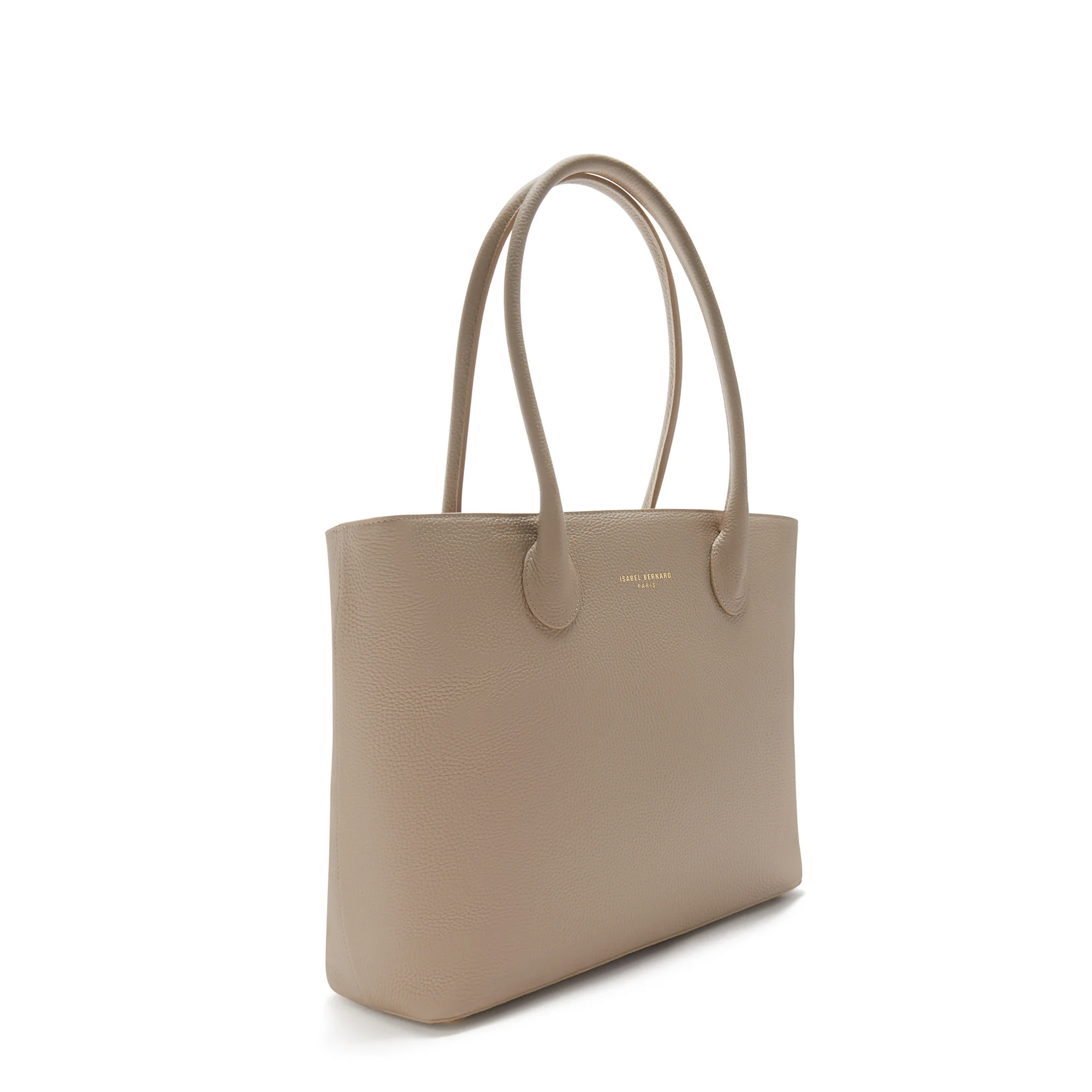 Isabel Bernard Honoré Lysanne Taupe Calfskin Shopper IB25023 - Image 4