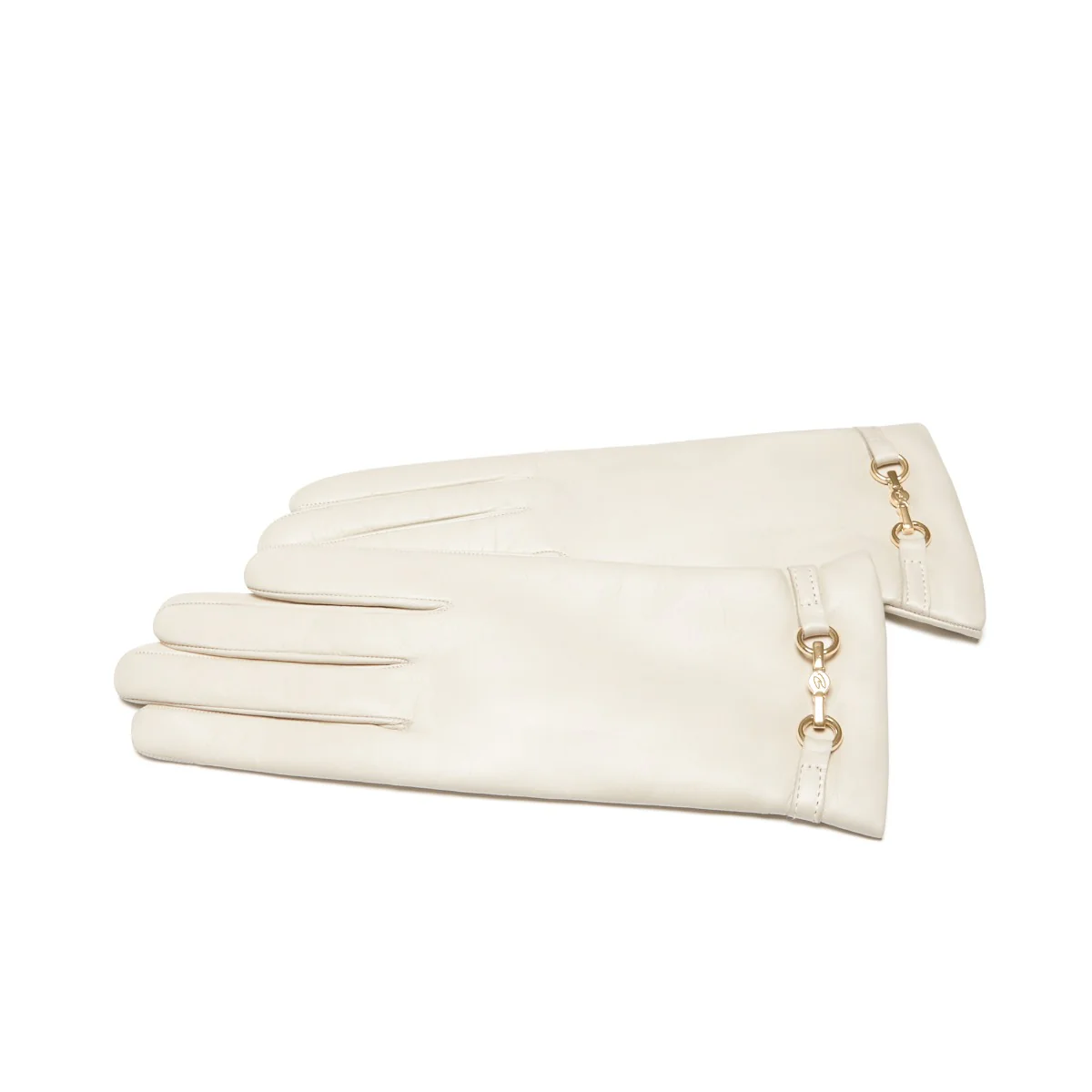 Isabel Bernard Honoré Marcelia cream goatskin leather gloves IB67001-372-7 - Image 5