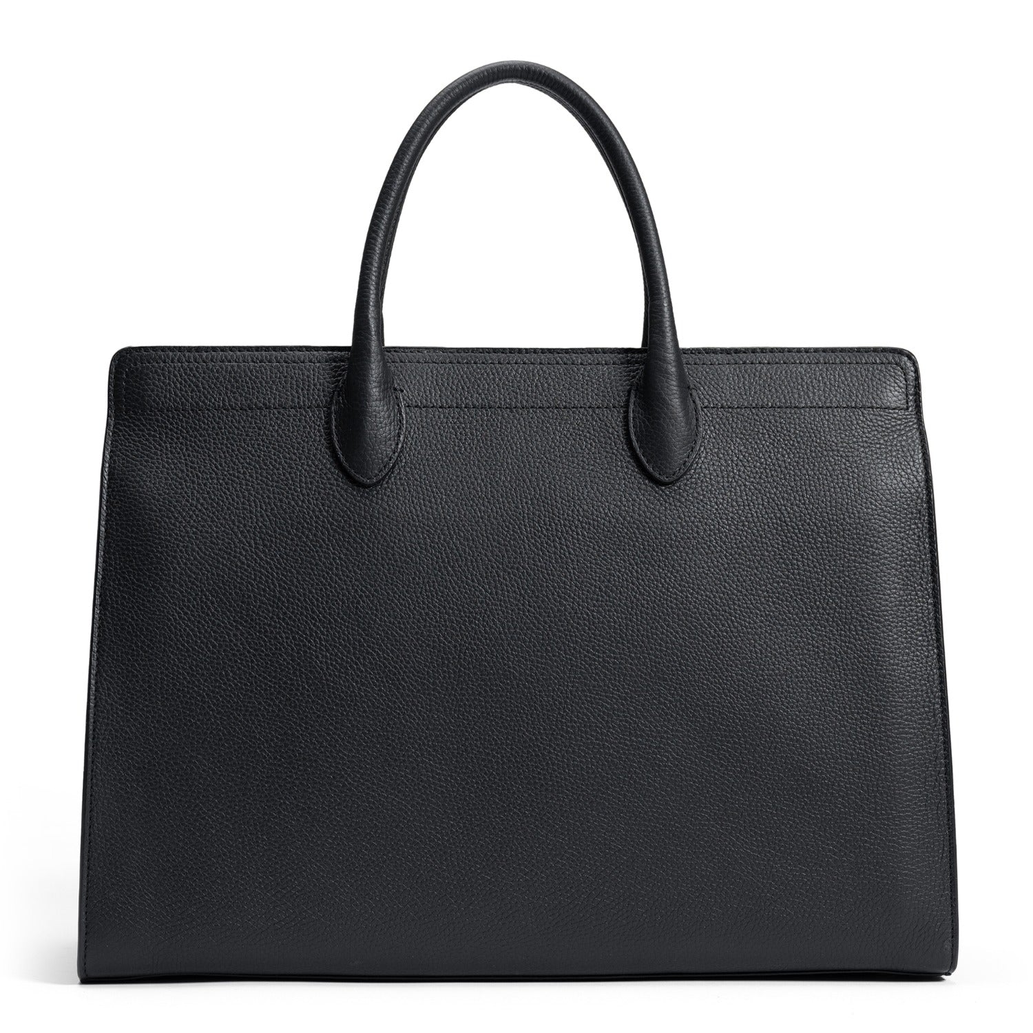 Isabel Bernard Honoré Nadine Black Leather Handbag made of Calfskin IB25032 - Image 5