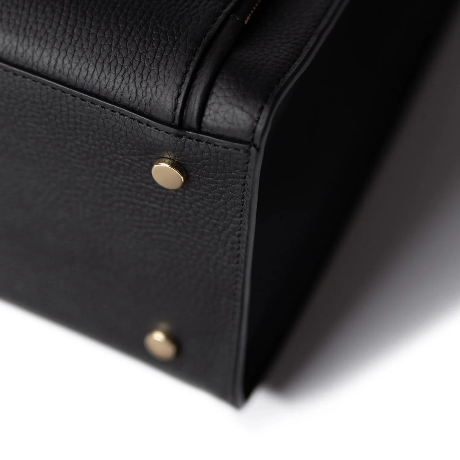 Isabel Bernard Honoré Nadine Black Leather Handbag made of Calfskin IB25032 - Image 7
