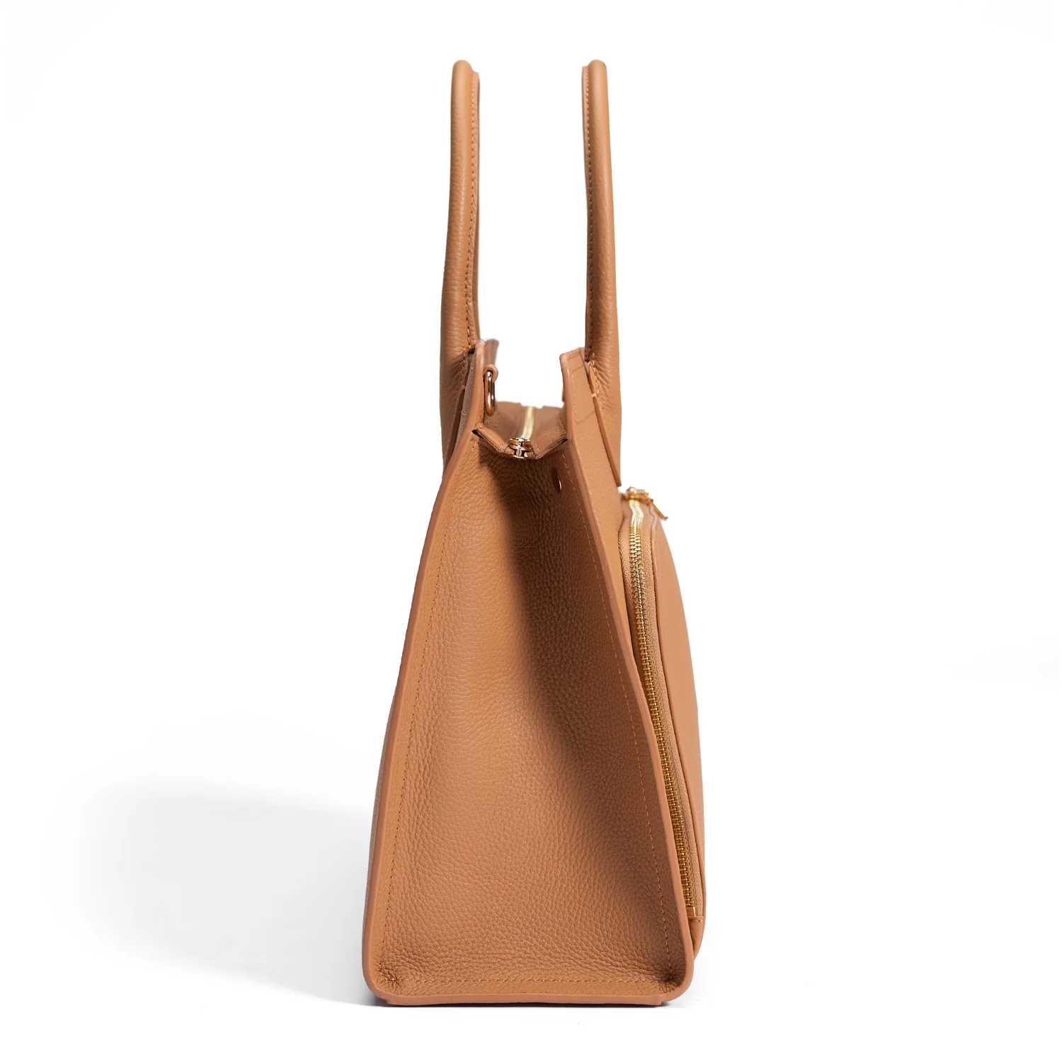 Isabel Bernard Honoré Nadine Camel Calfskin Handbag IB25053 - Image 4