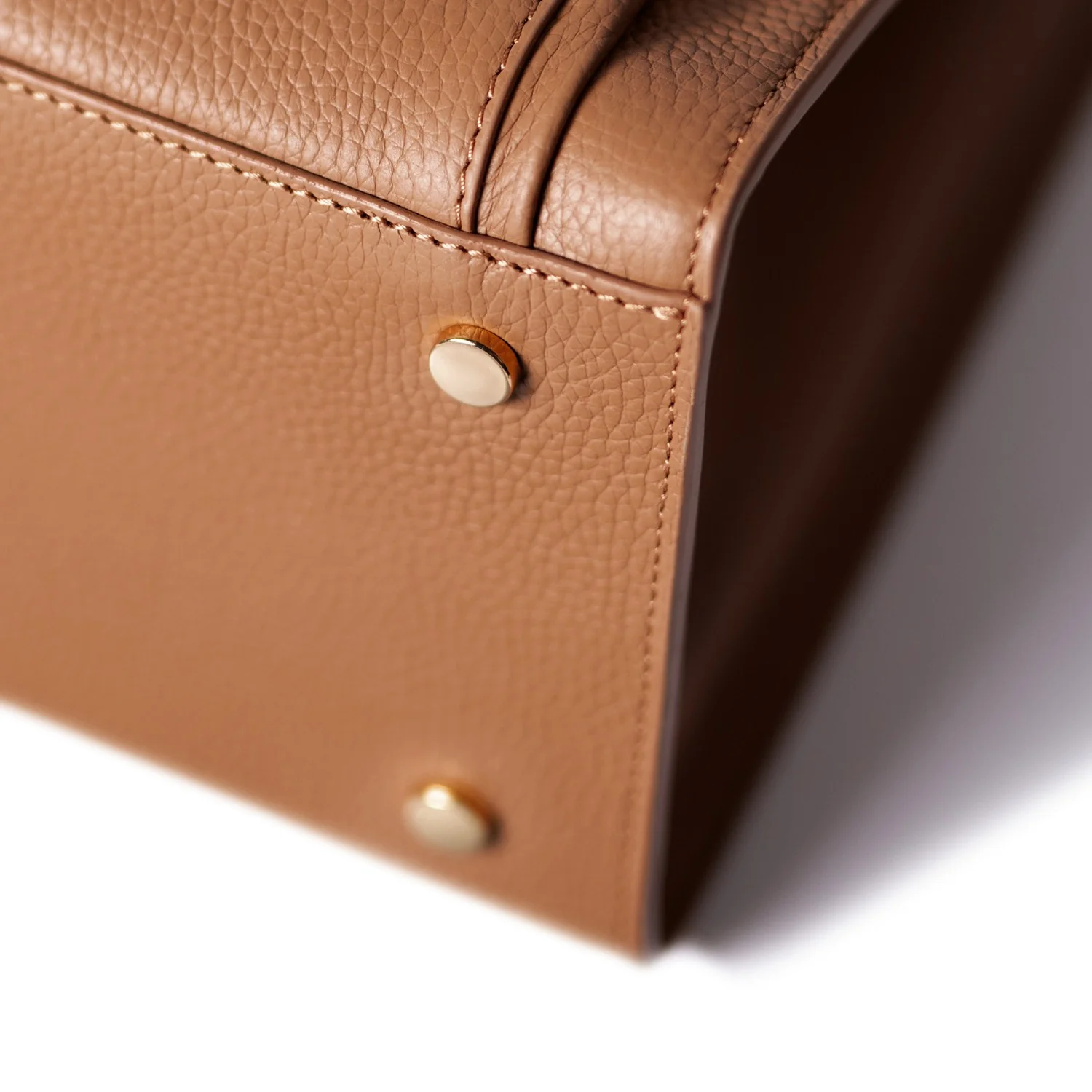 Isabel Bernard Honoré Nadine Camel Calfskin Handbag IB25053 - Image 7