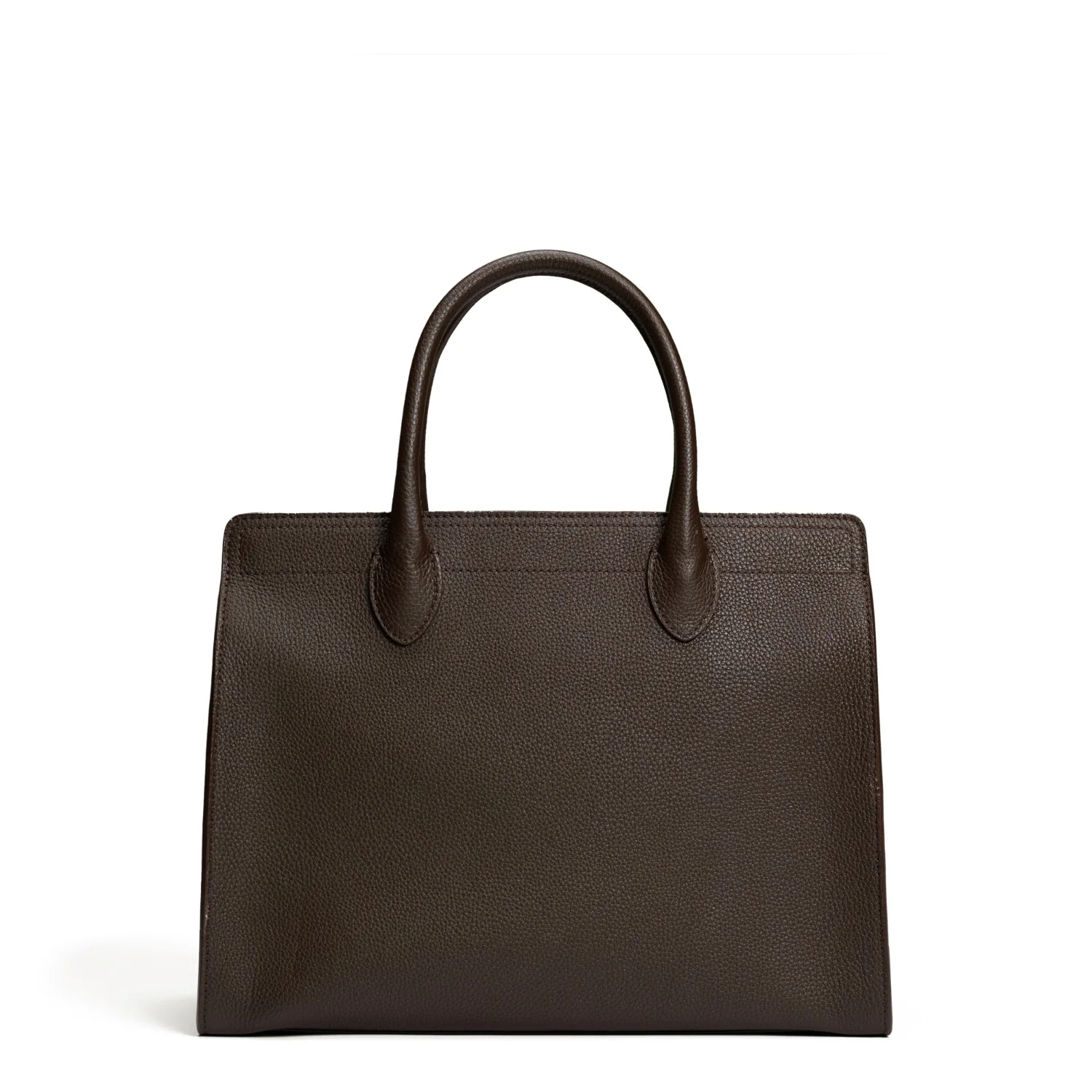 Isabel Bernard Honoré Nadine dark brown calfskin leather handbag with 13 inch laptop compartment IB25110-031-13 - Image 5