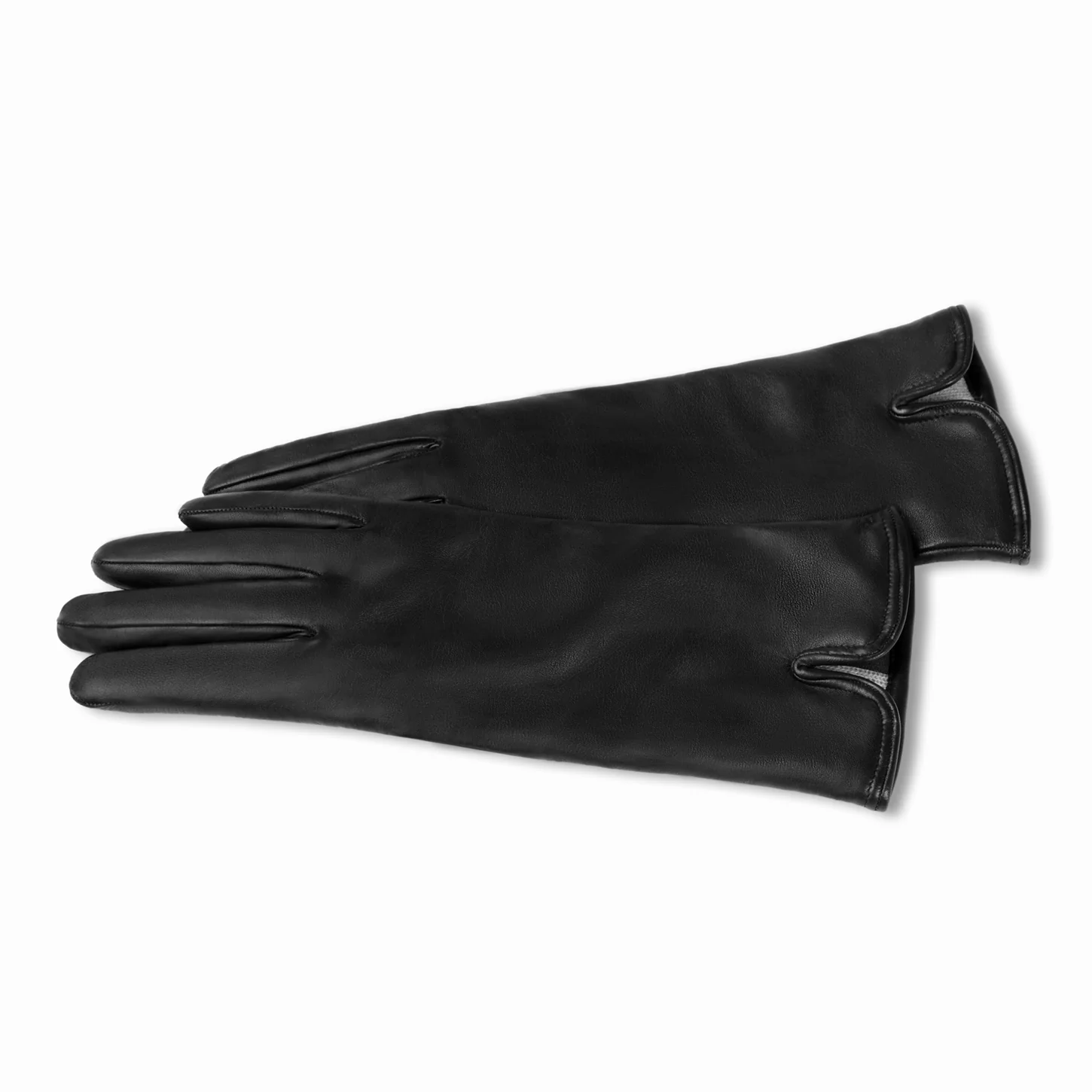 Isabel Bernard Honoré Sylvie black goatskin leather gloves IB67004-301-6.5 - Image 4