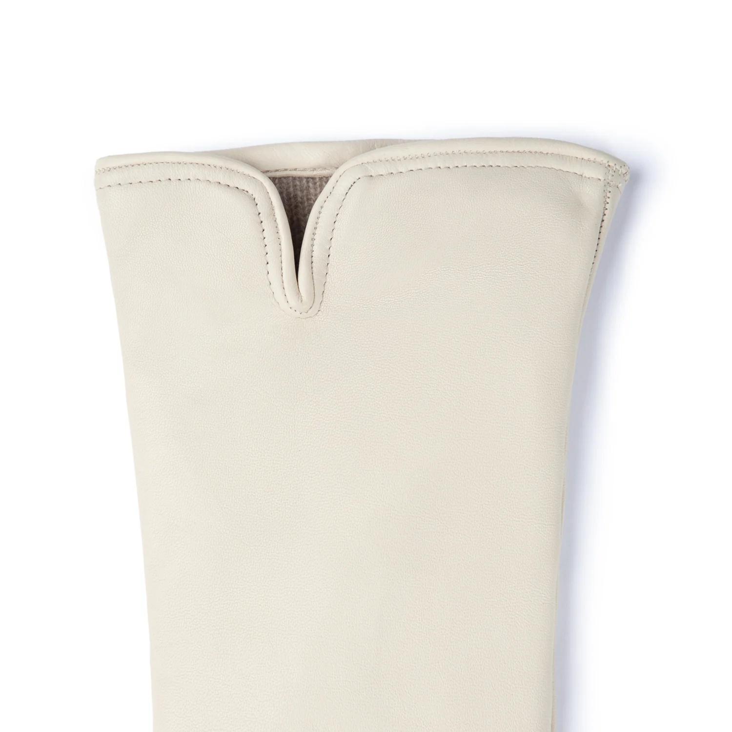 Isabel Bernard Honoré Sylvie cream goatskin leather gloves IB67004-372-7 - Image 6