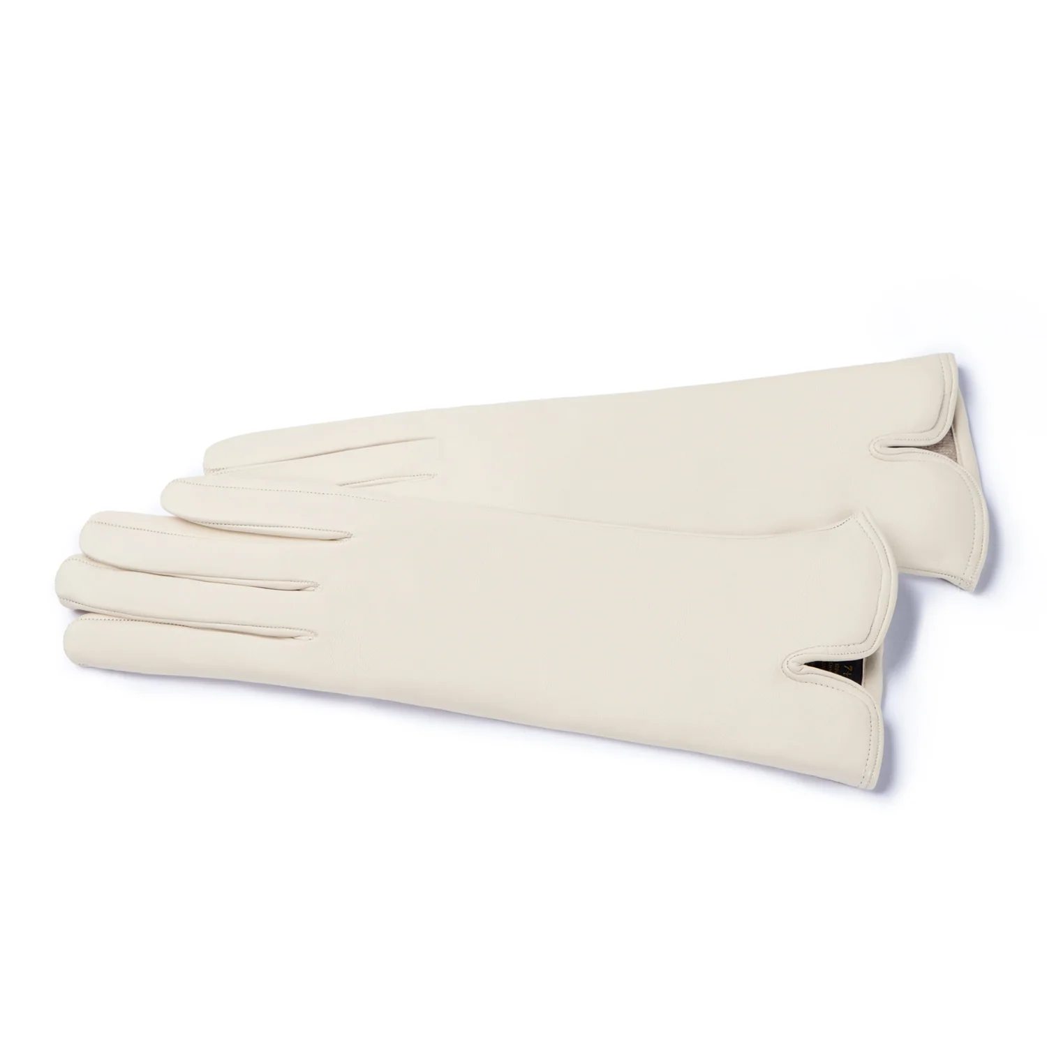 Isabel Bernard Honoré Sylvie cream goatskin leather gloves IB67004-372-7 - Image 7