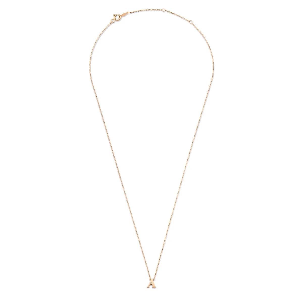 Isabel Bernard La Concorde Chloé 14 Carat Rosegold Initial Necklace IB340062-A - Image 5