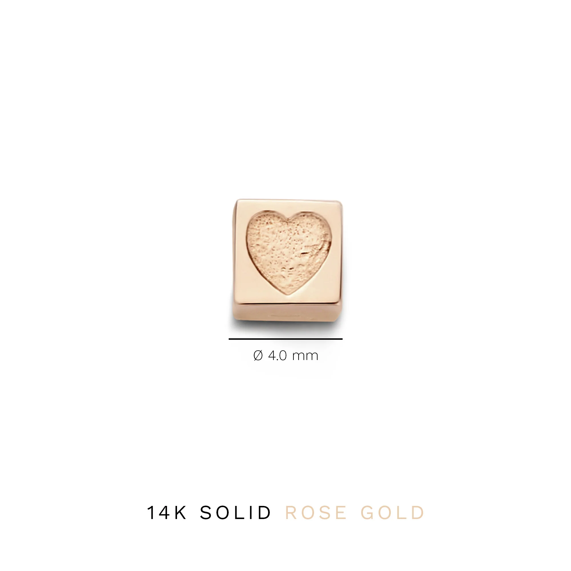Isabel Bernard La Concorde Felie 14 Carat Rosegold cube Charm IB350049 - Image 8