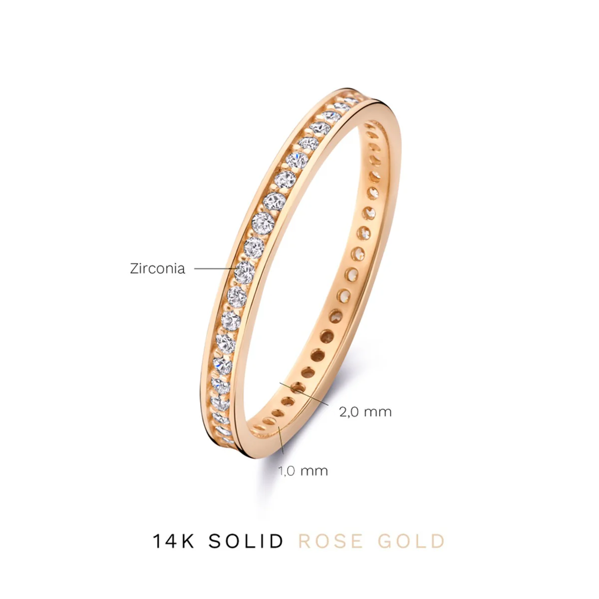 Isabel Bernard La Concorde Merle 14 Carat Rosegold Ring IB330053-60 - Image 9