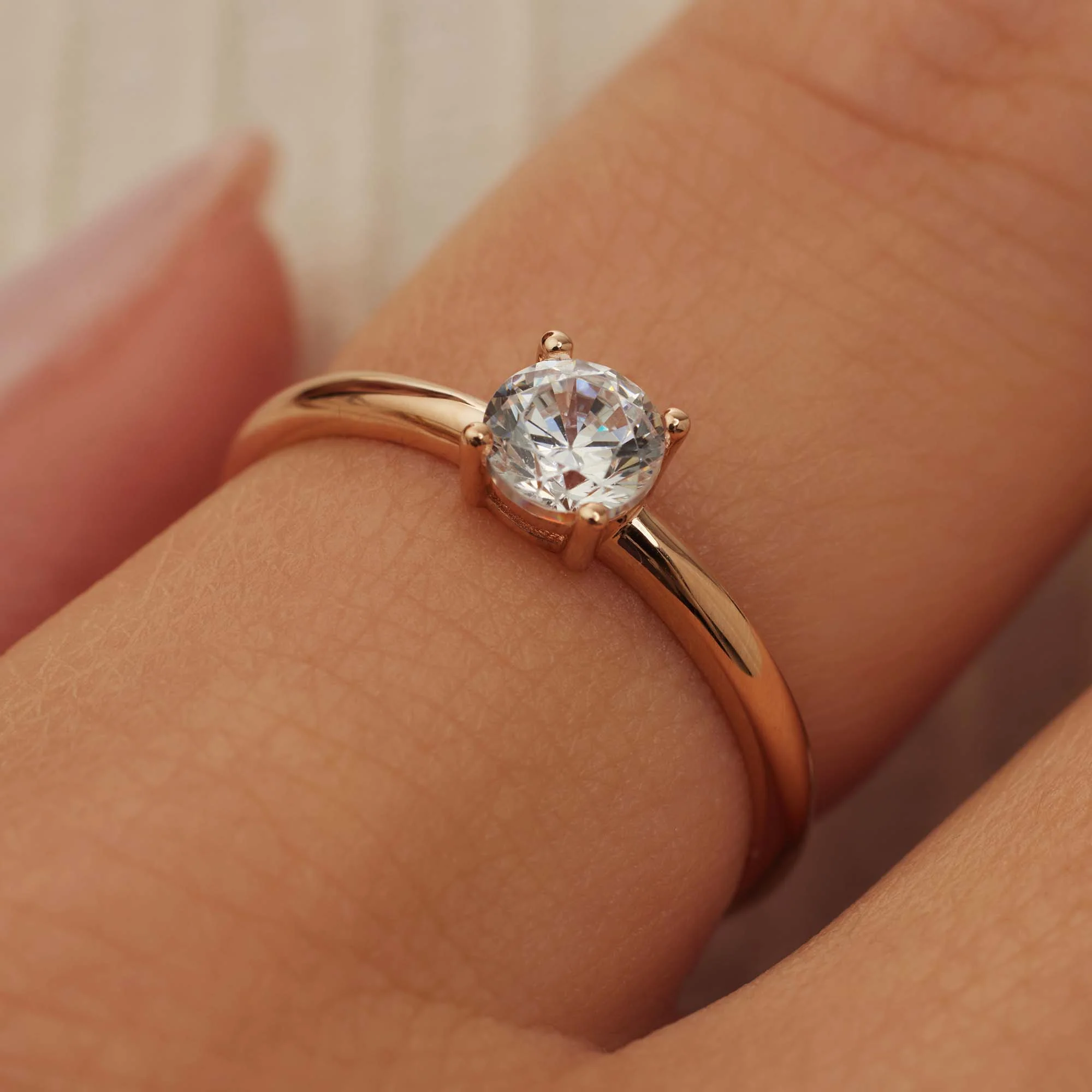 Isabel Bernard La Concorde Soleil 14 Carat RoseGold Ring IB330074-50 (size: 50) - Image 2