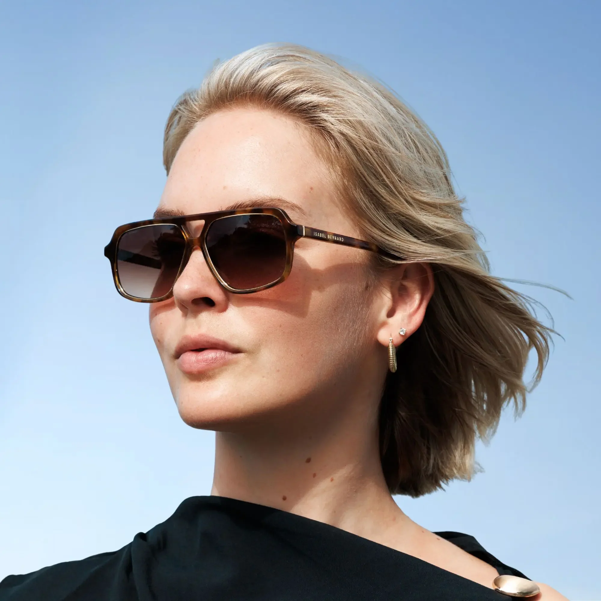 Isabel Bernard La Vilette Demi Brown Sunglasses IB380009-13-14 - Image 2