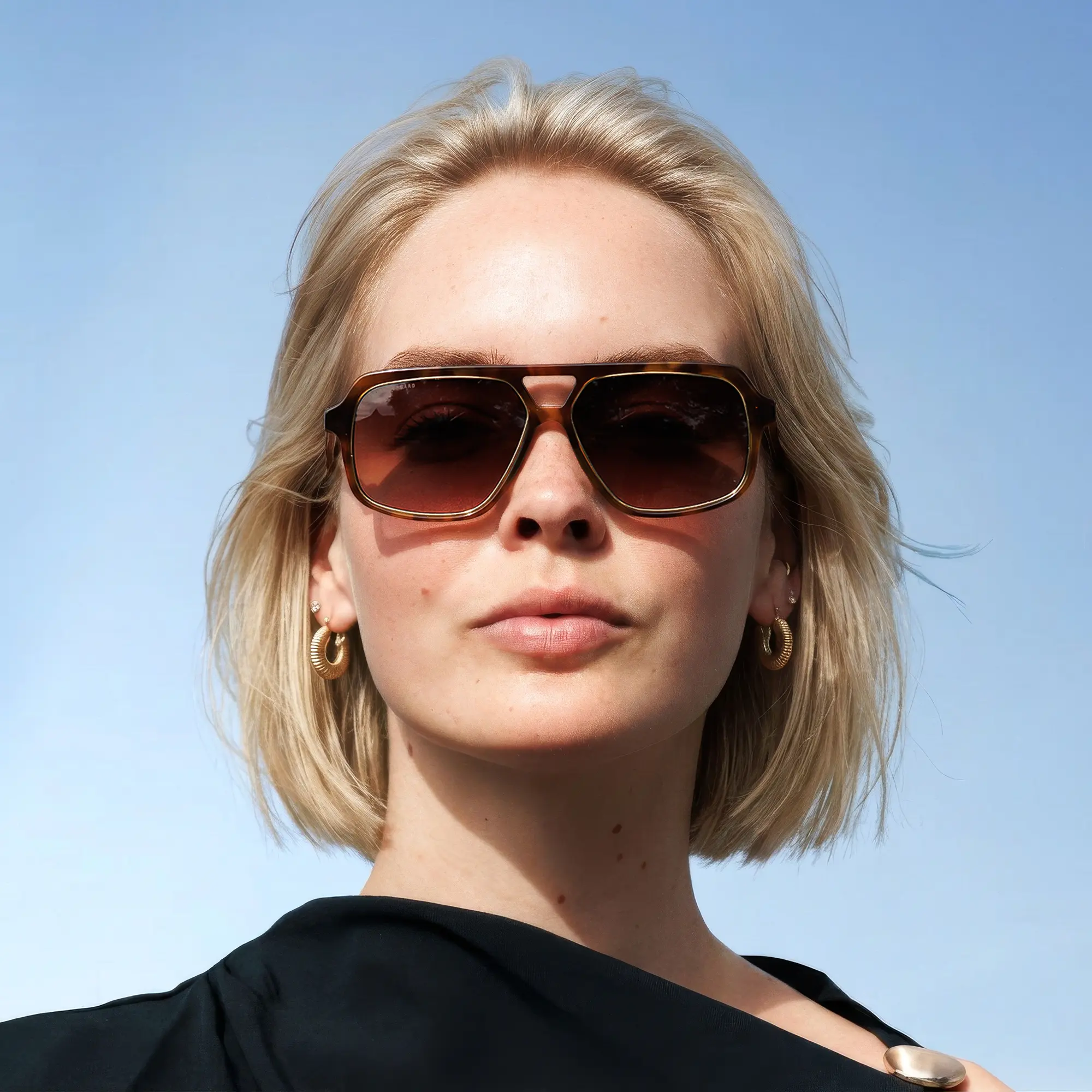 Isabel Bernard La Vilette Demi Brown Sunglasses IB380009-13-14 - Image 3