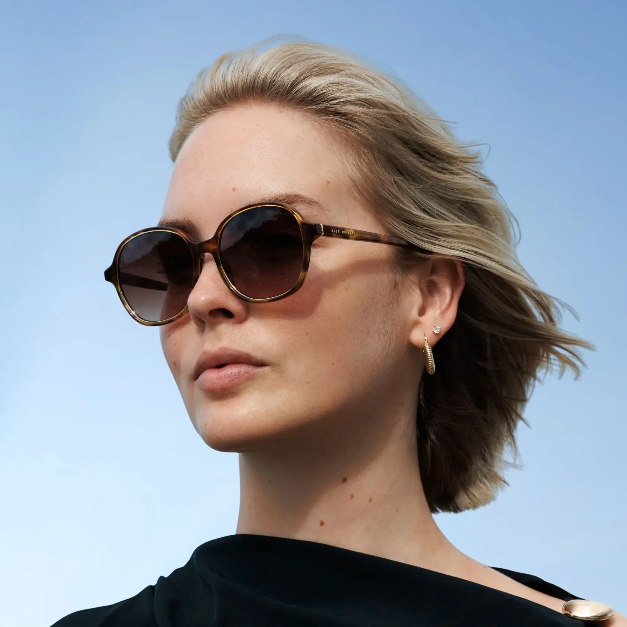 Isabel Bernard La Vilette Demi Brown Sunglasses IB380010-13-14 - Image 2