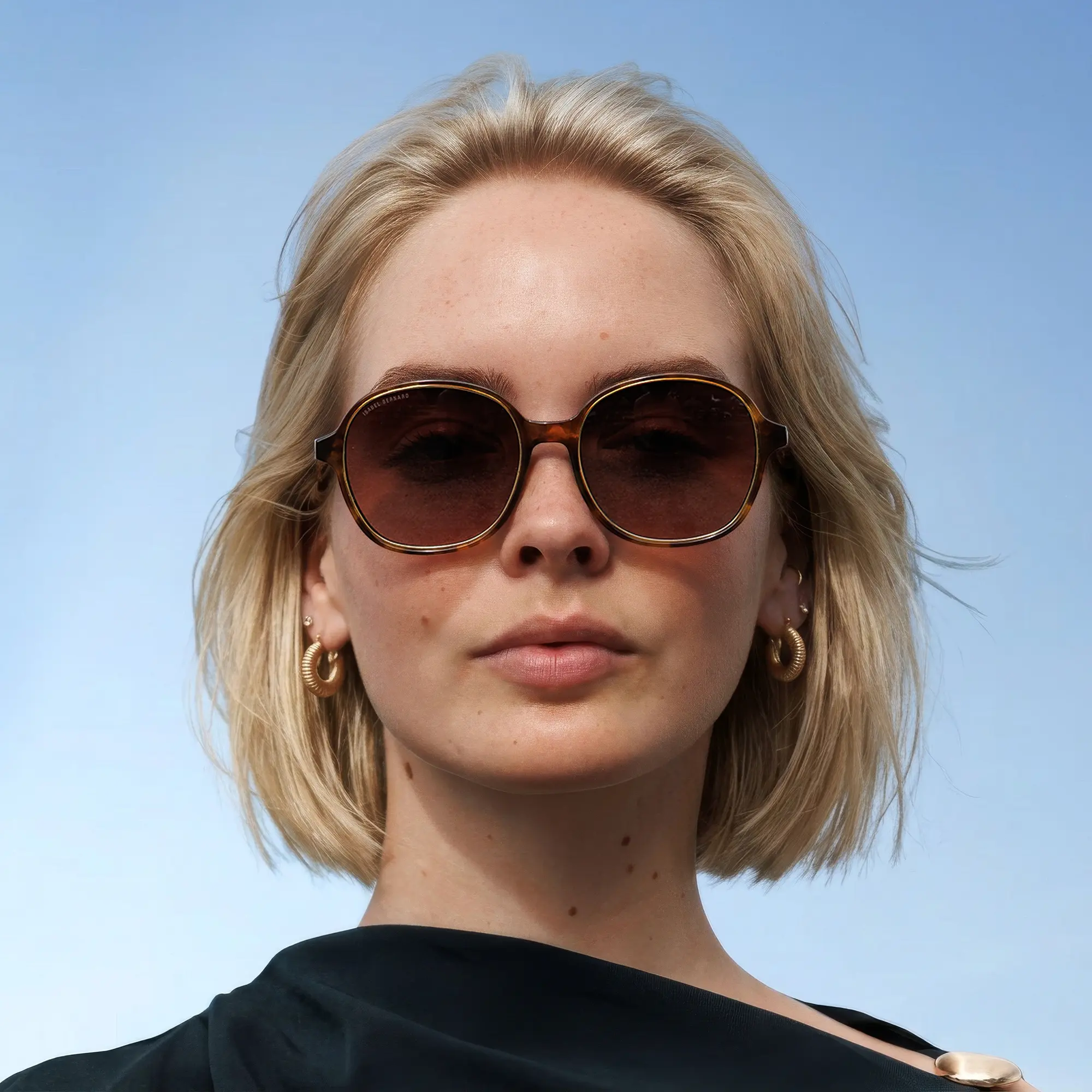 Isabel Bernard La Vilette Demi Brown Sunglasses IB380010-13-14 - Image 3