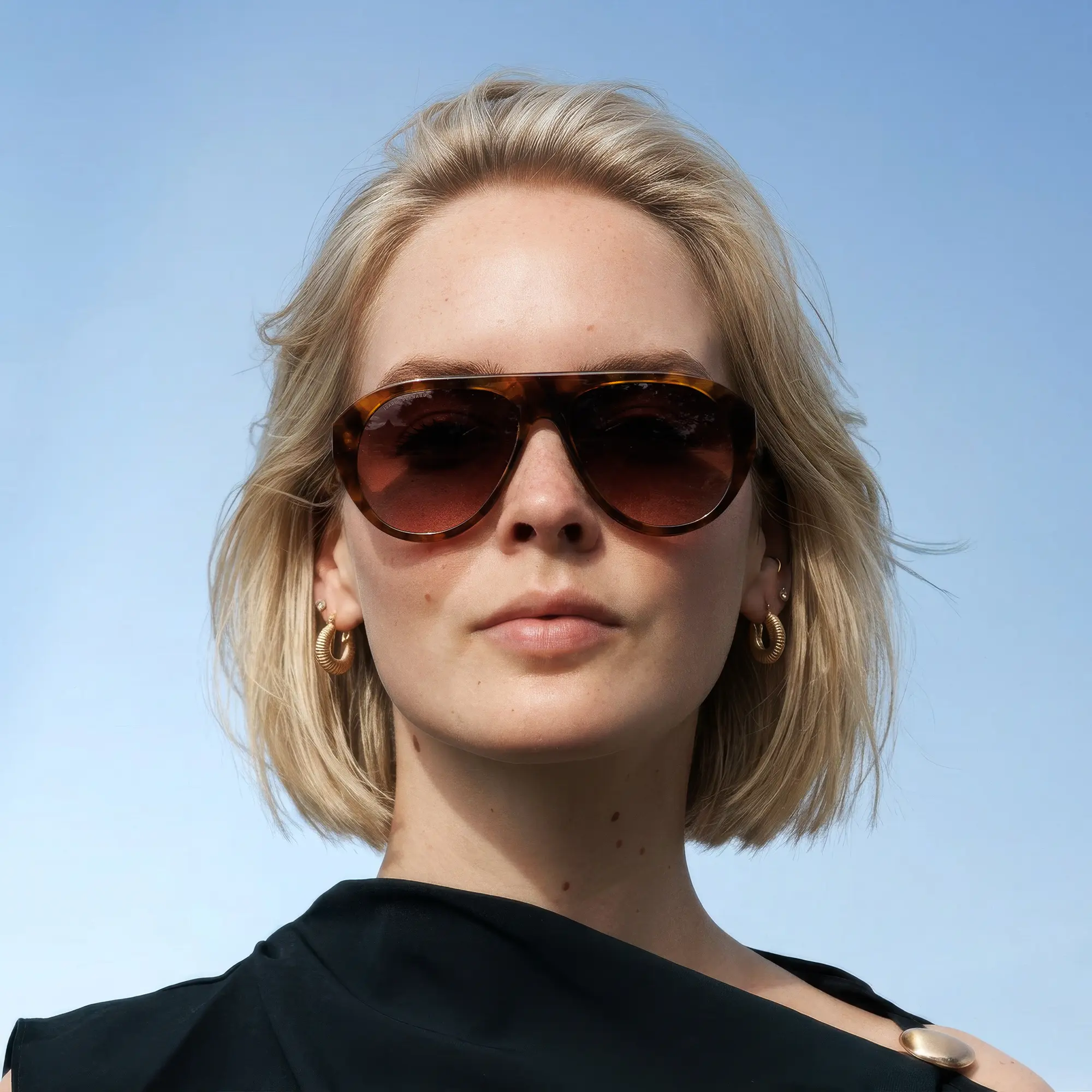 Isabel Bernard La Vilette Demi Brown Sunglasses IB380012-14-14 - Image 3