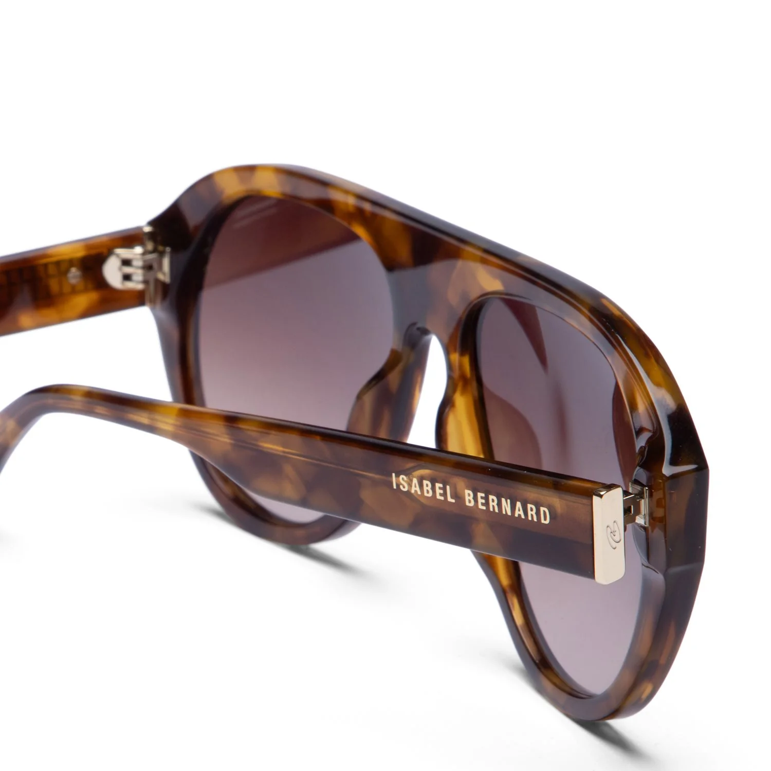 Isabel Bernard La Vilette Demi Brown Sunglasses IB380012-14-14 - Image 6