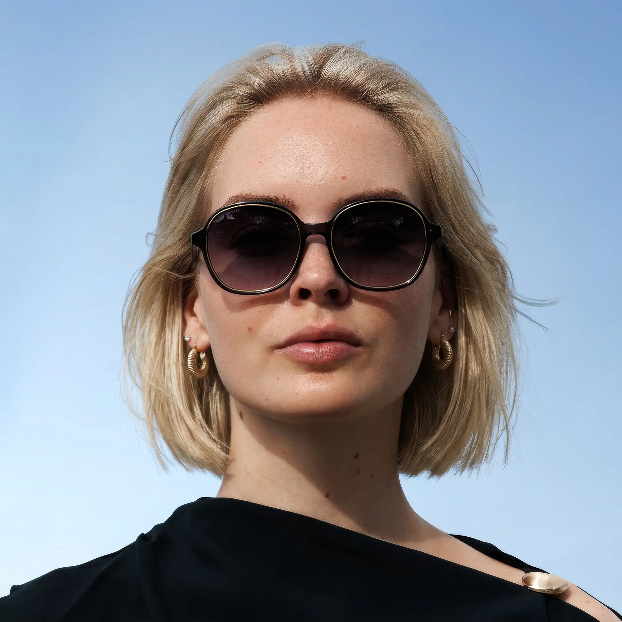 Isabel Bernard La Vilette Milky Grey Sunglasses IB380010-03-01 - Image 3