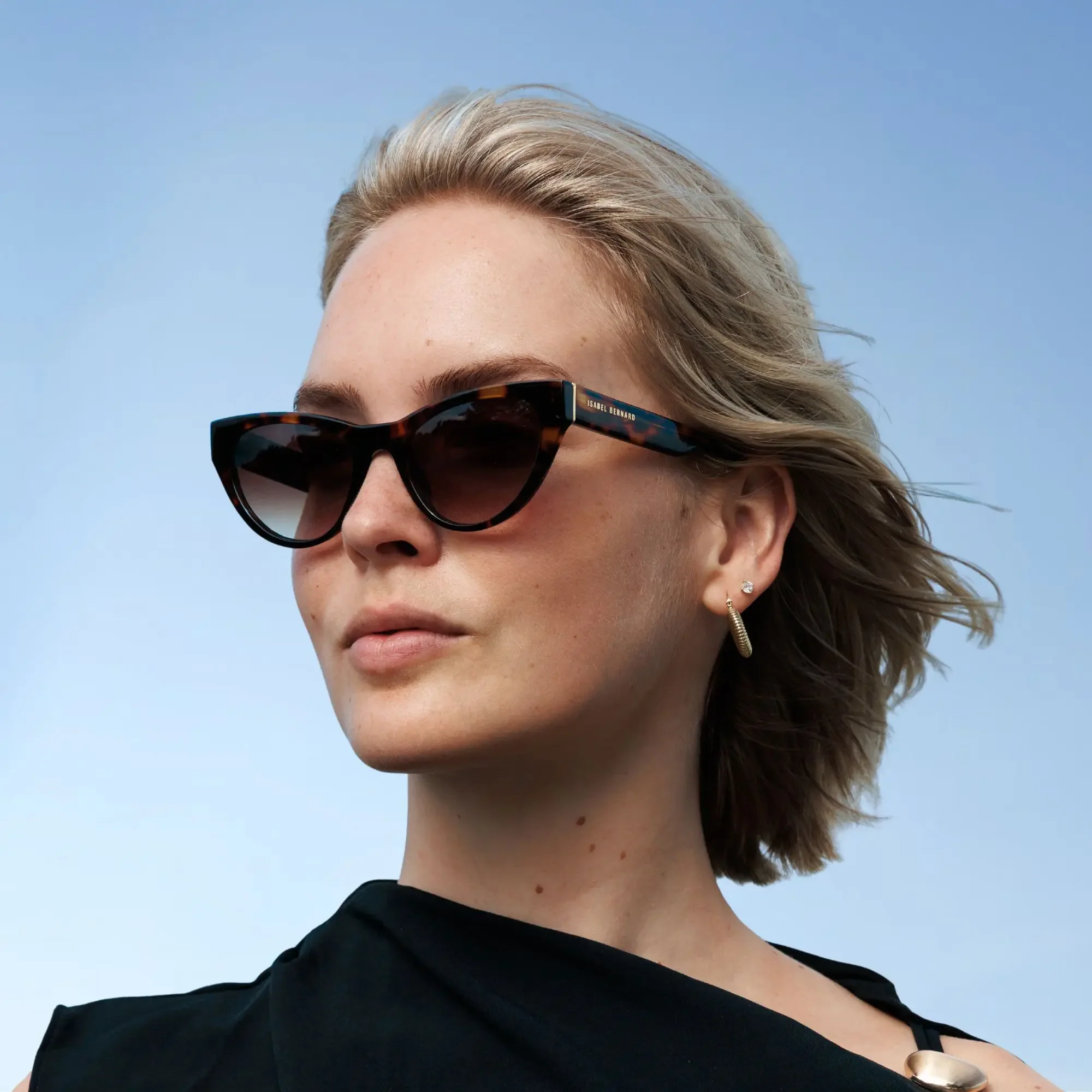 Isabel Bernard La Vilette Tortoise Brown Sunglasses IB380011-14-14 - Image 2