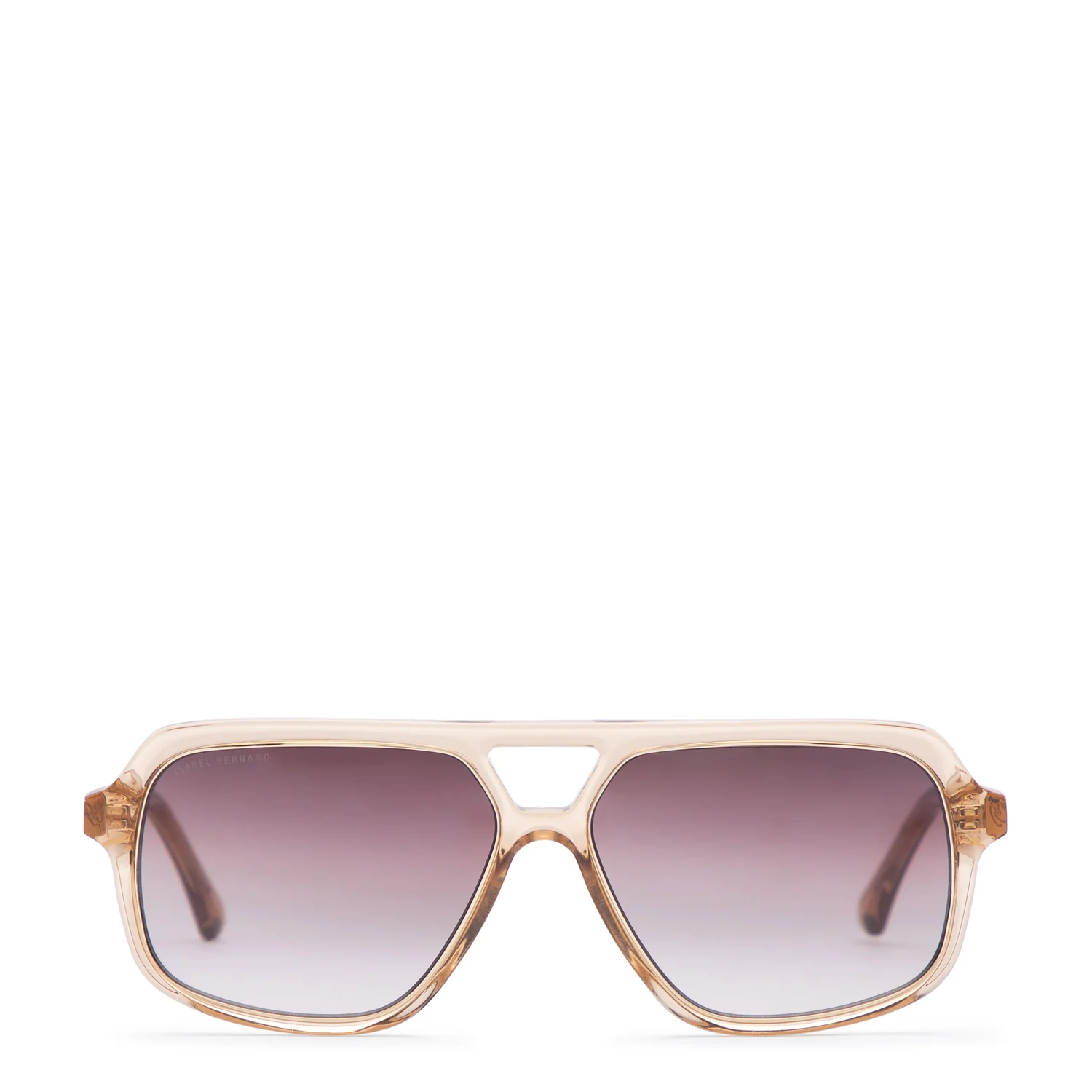 Isabel Bernard La Vilette Transparent Brown Sunglasses IB380009-14-14 - Image 4
