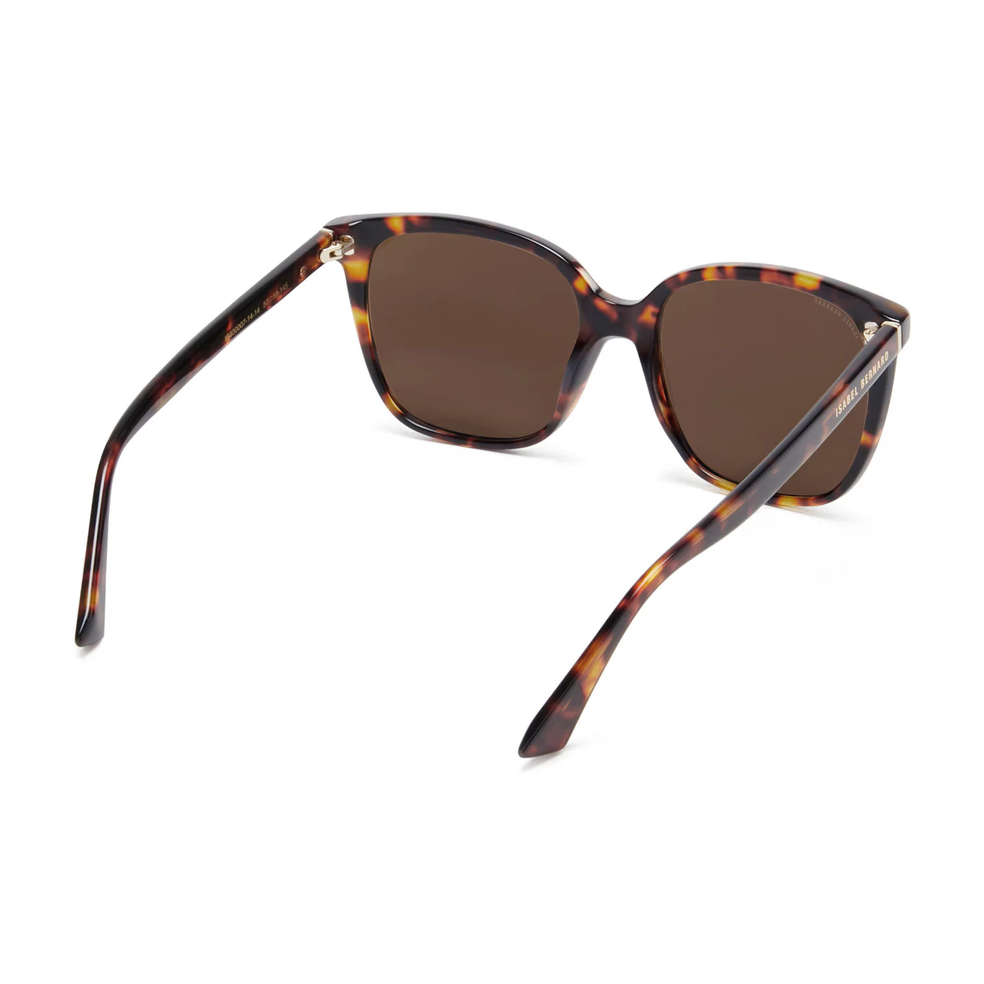 Isabel Bernard La Villette Raison Brown Tortoise Vierkante Sunglasses IB400007-14-14 - Image 7