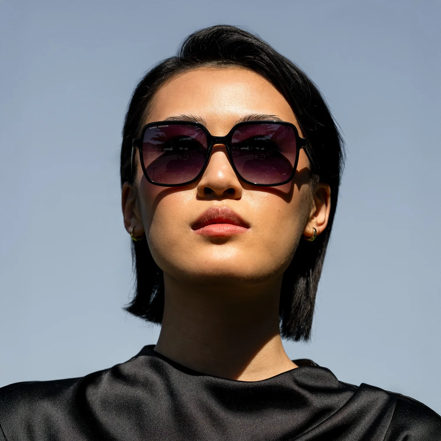 Isabel Bernard La Villette Rene Black Vierkante Sunglasses IB400000-01-01 - Image 3