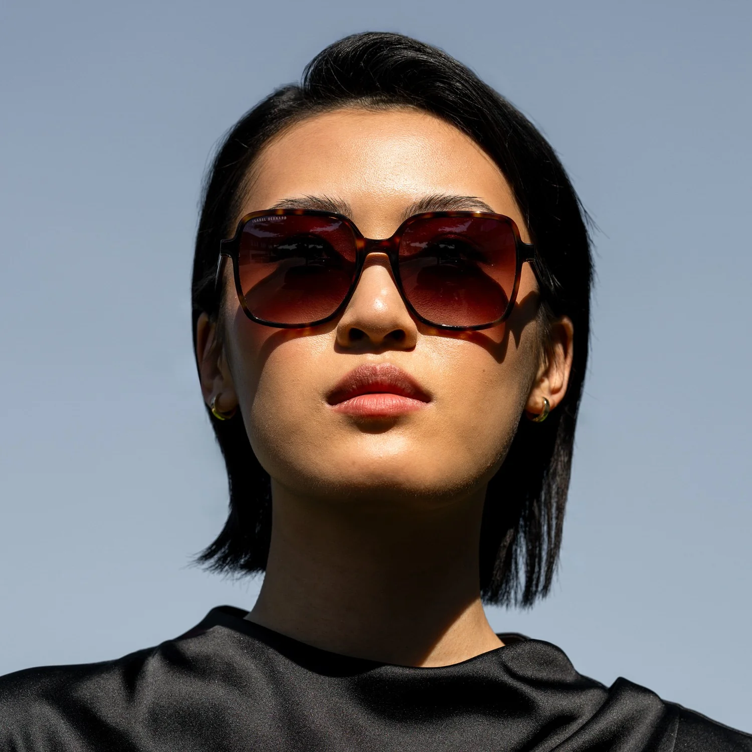 Isabel Bernard La Villette Rene Brown Tortoise Vierkante Sunglasses IB400000-14-14 - Image 3