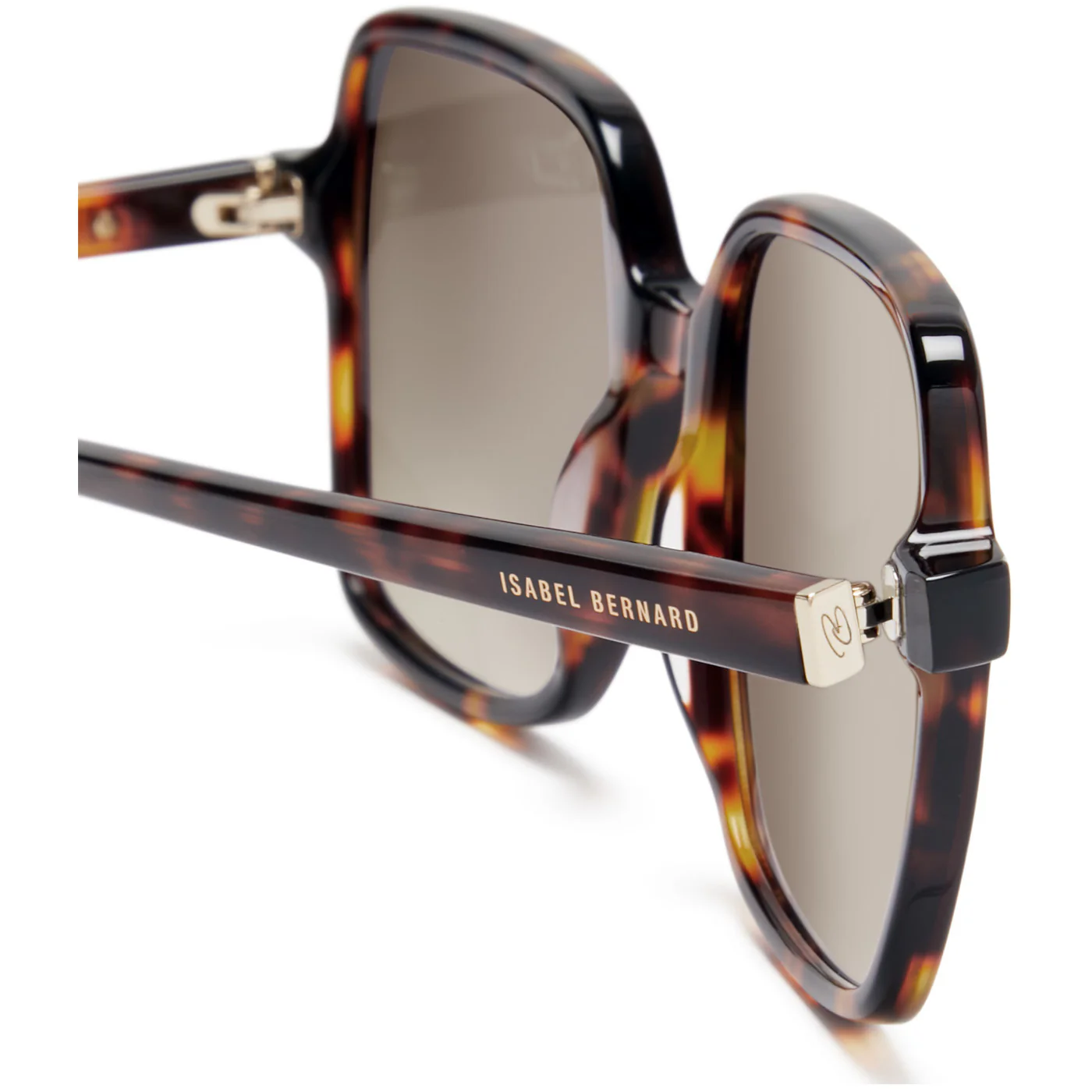 Isabel Bernard La Villette Rene Brown Tortoise Vierkante Sunglasses IB400000-14-14 - Image 8