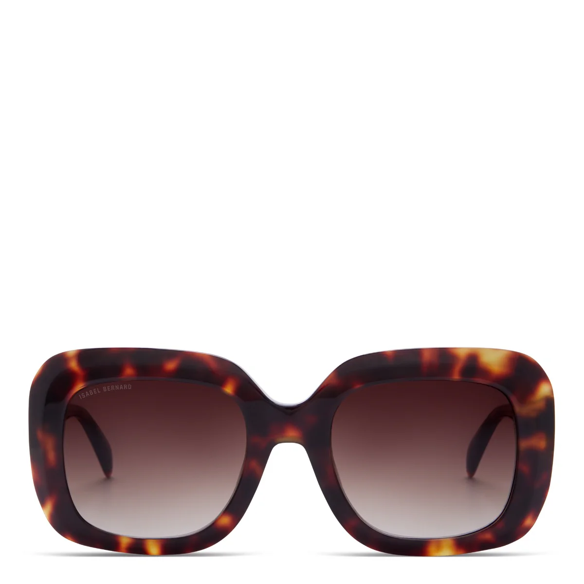 Isabel Bernard La Villette Rive Bruin Tortoise Vierkante Zonnebril IB400003-14-14 - Image 4