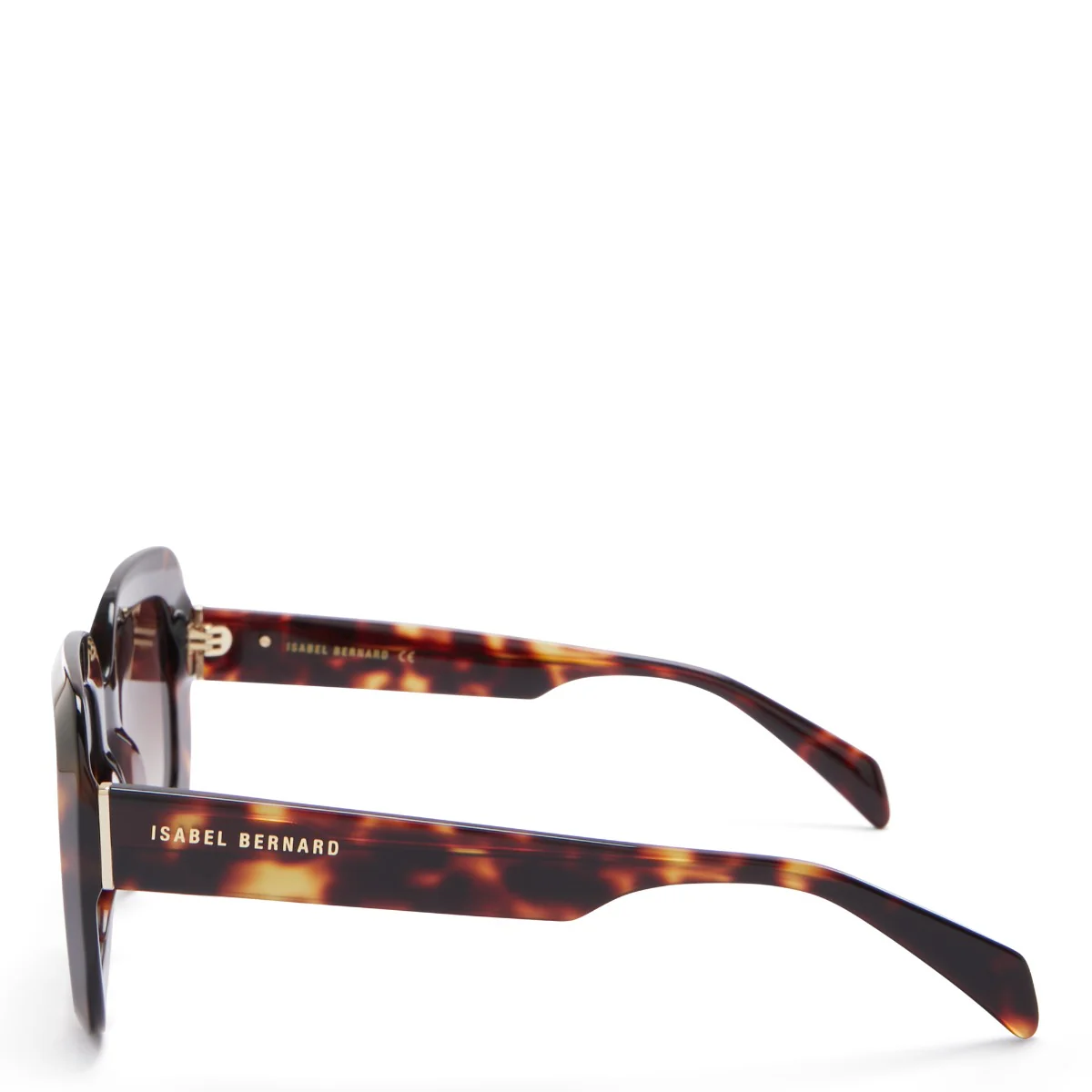Isabel Bernard La Villette Rive Bruin Tortoise Vierkante Zonnebril IB400003-14-14 - Image 5