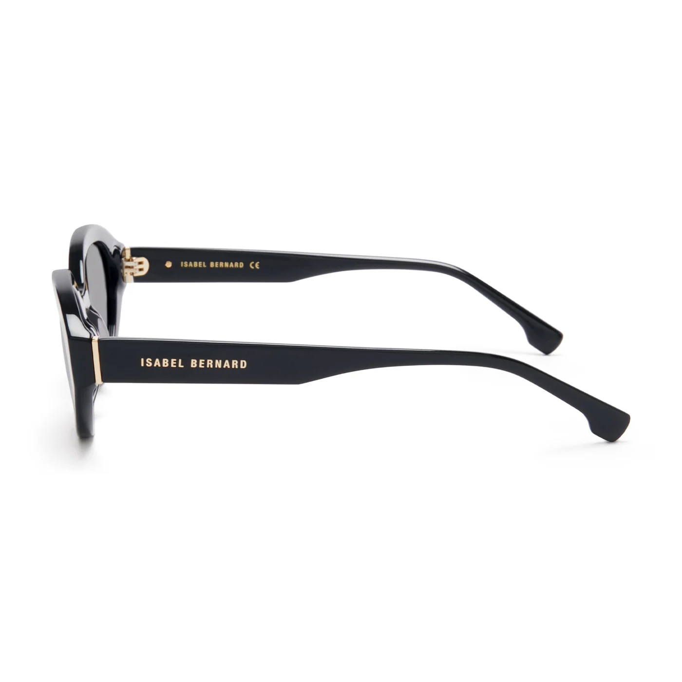 Isabel Bernard La Villette Rosaire Black Ovale Sunglasses IB400002-01-01 - Image 5