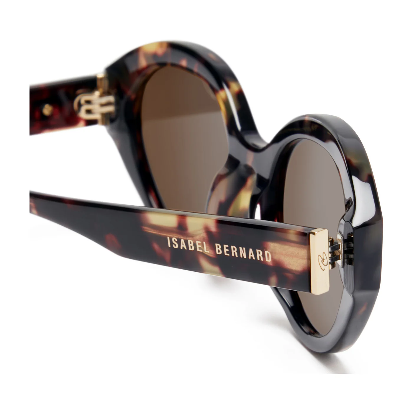 Isabel Bernard La Villette Rosaire Brown Tortoise Ovale Sunglasses IB400002-04-14 - Image 8