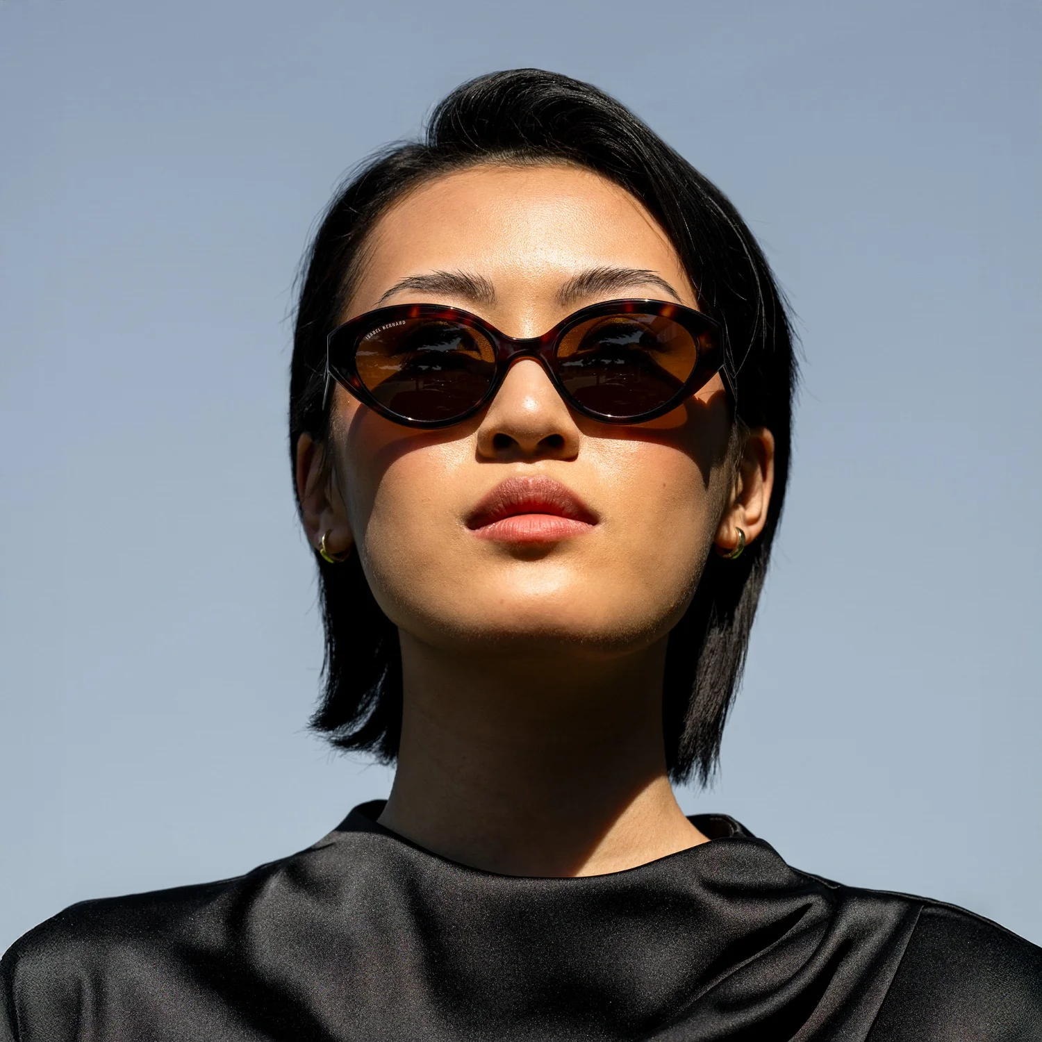 Isabel Bernard La Villette Rosaire Brown Tortoise Ovale Sunglasses IB400002-14-14 - Image 3
