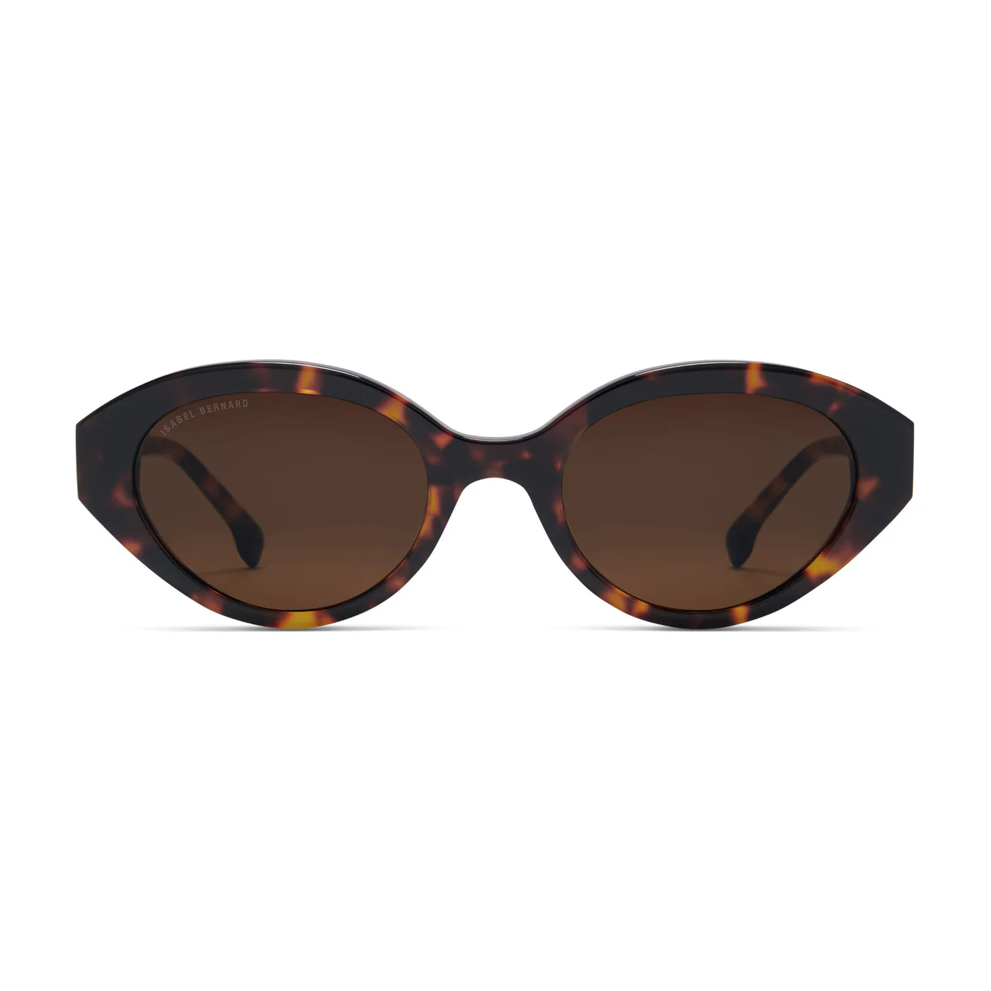Isabel Bernard La Villette Rosaire Brown Tortoise Ovale Sunglasses IB400002-14-14 - Image 5