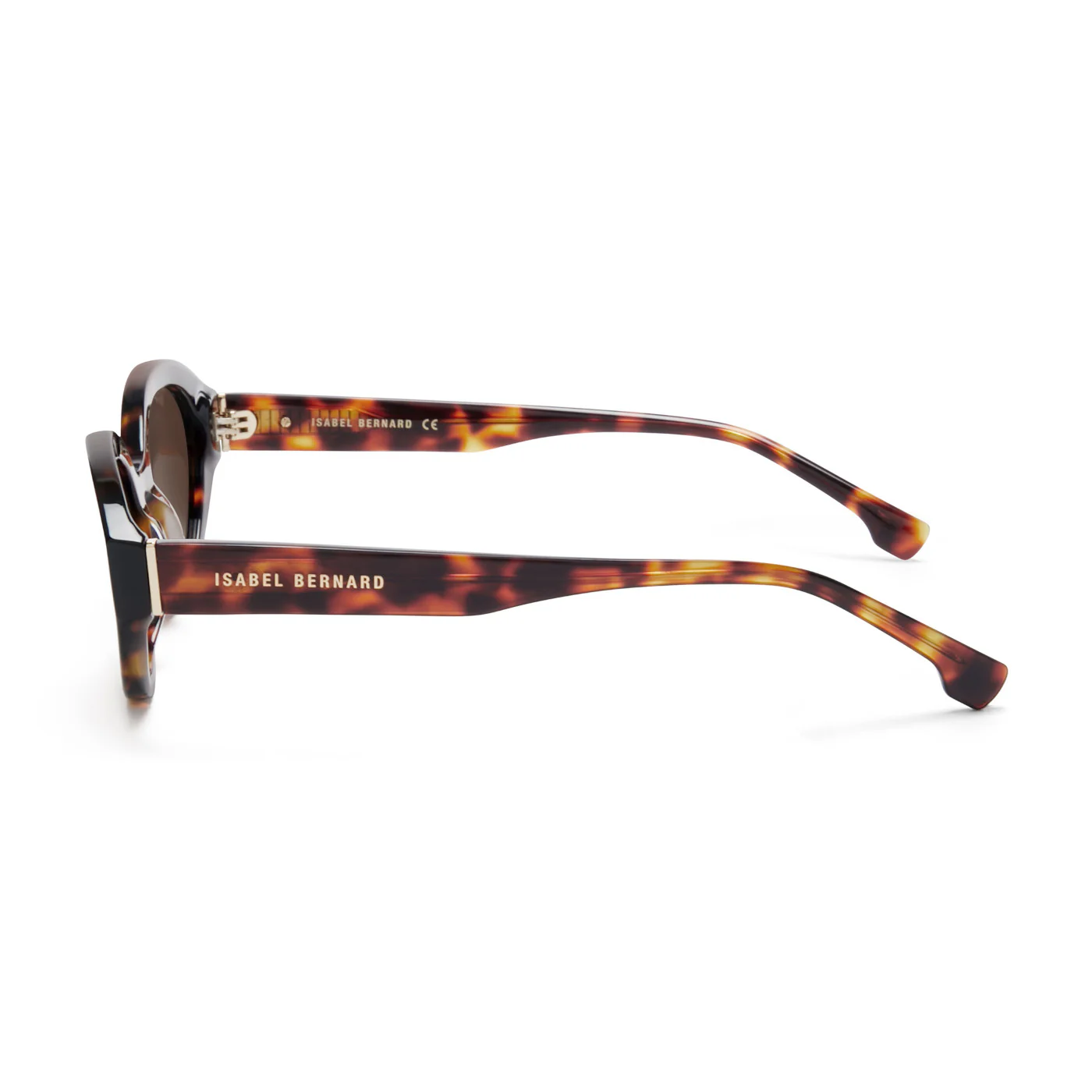Isabel Bernard La Villette Rosaire Brown Tortoise Ovale Sunglasses IB400002-14-14 - Image 6