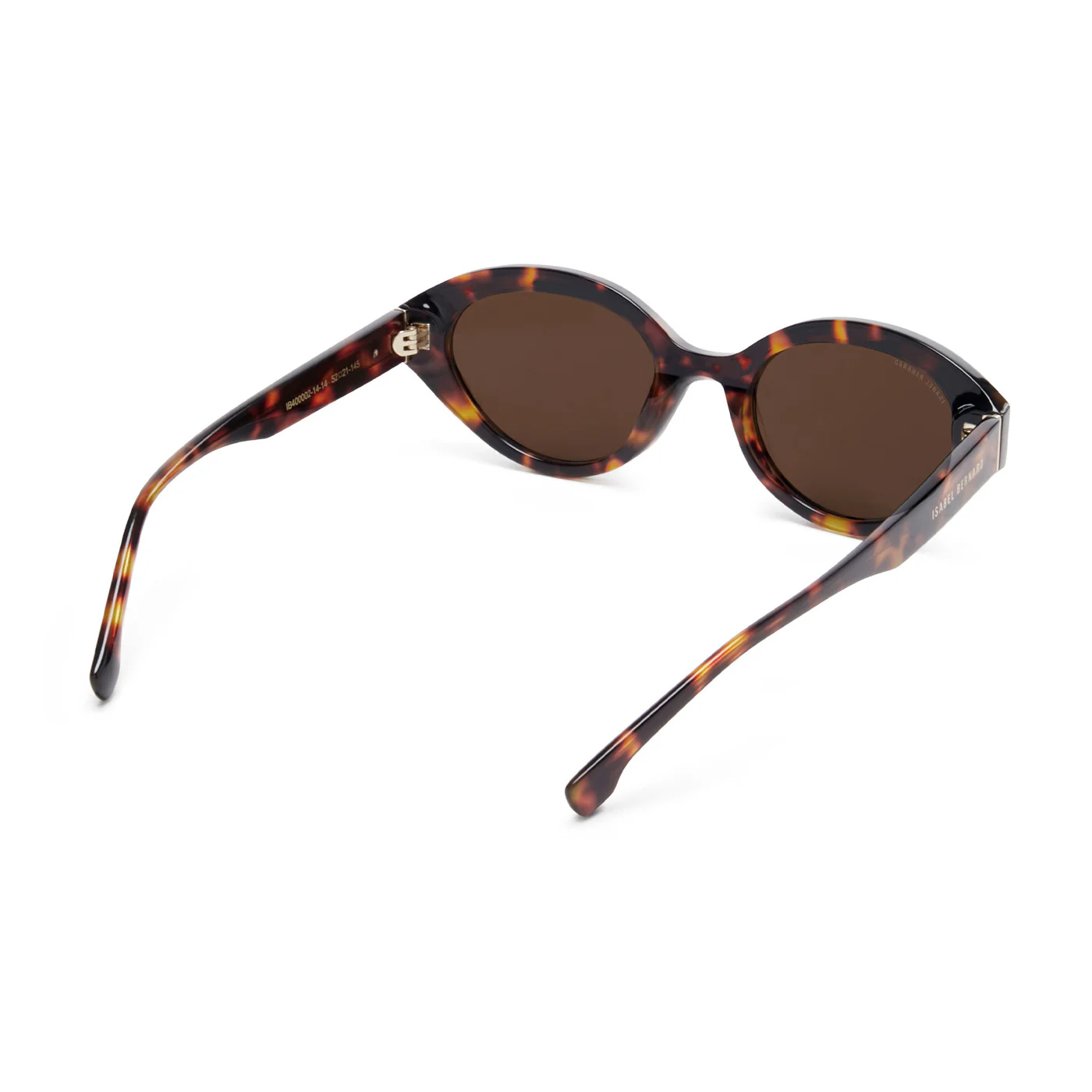 Isabel Bernard La Villette Rosaire Brown Tortoise Ovale Sunglasses IB400002-14-14 - Image 8