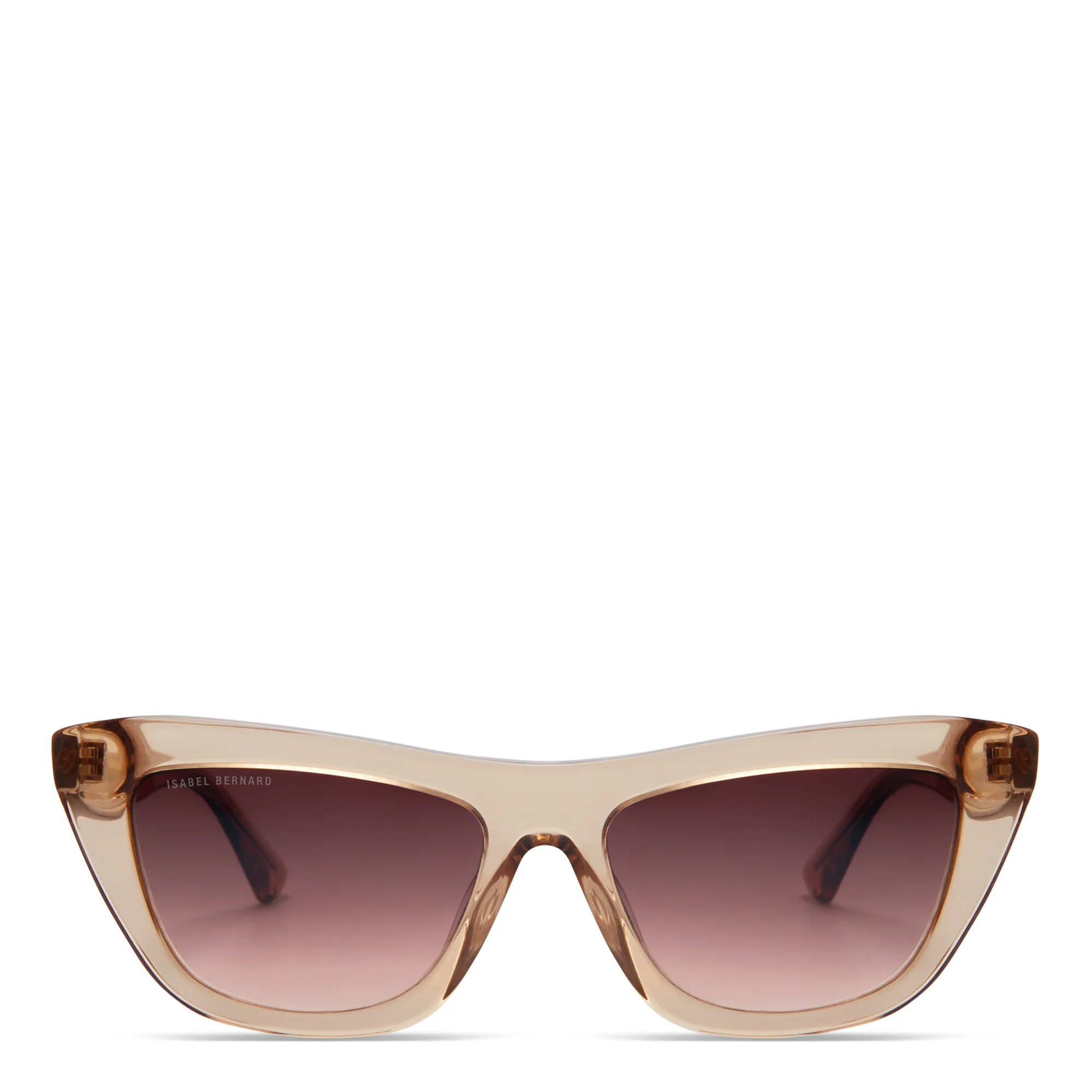 Isabel Bernard La Villette Roselin Transparant Beige Cat Eye Zonnebril IB400006-02-14 - Image 4