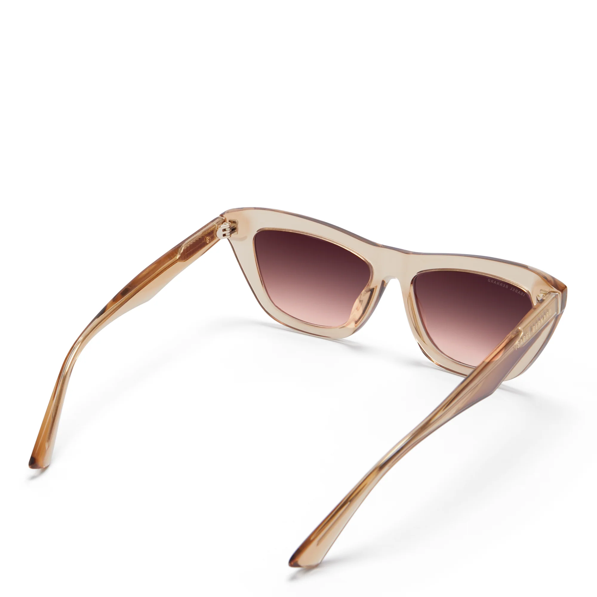 Isabel Bernard La Villette Roselin Transparant Beige Cat Eye Zonnebril IB400006-02-14 - Image 6