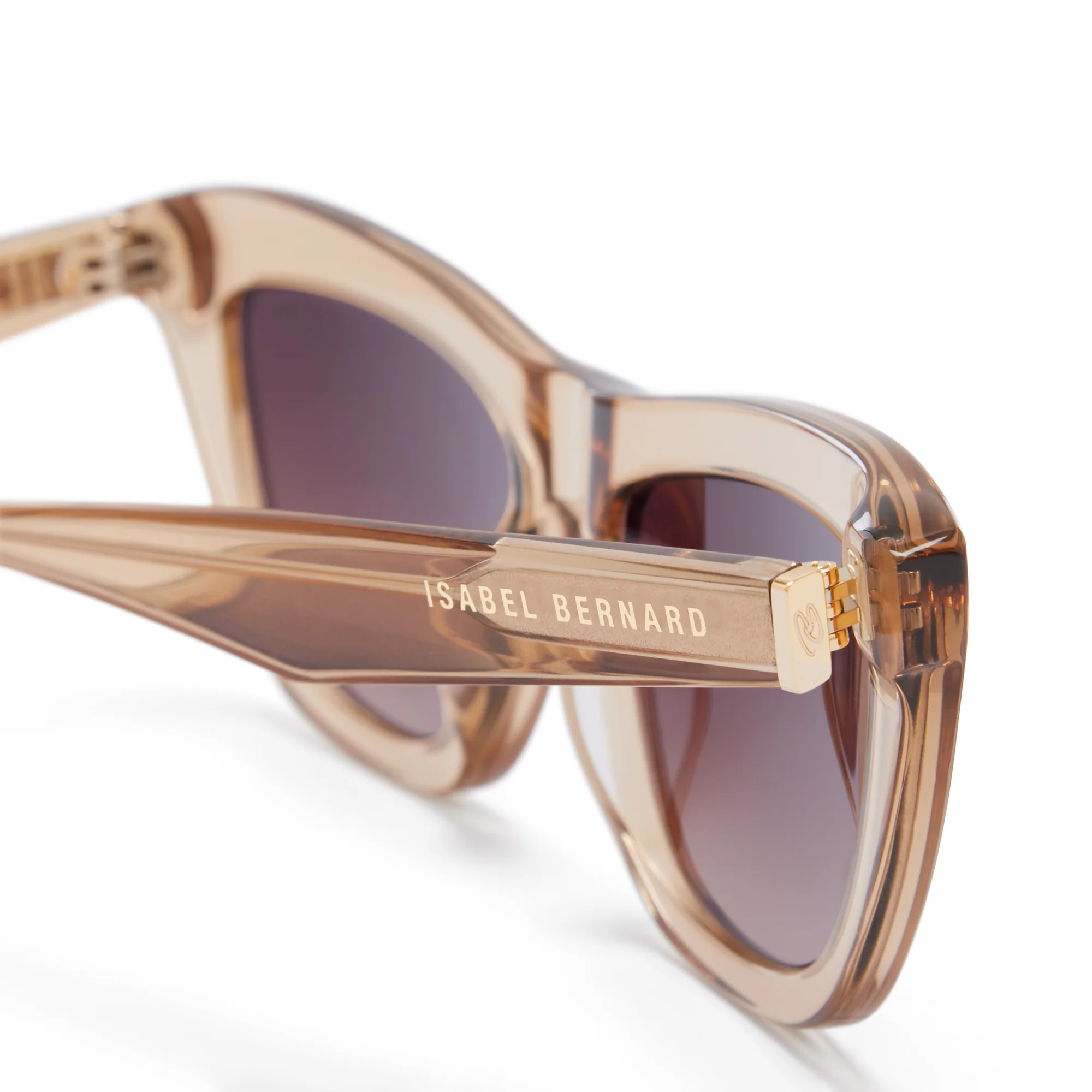 Isabel Bernard La Villette Roselin Transparant Beige Cat Eye Zonnebril IB400006-02-14 - Image 7